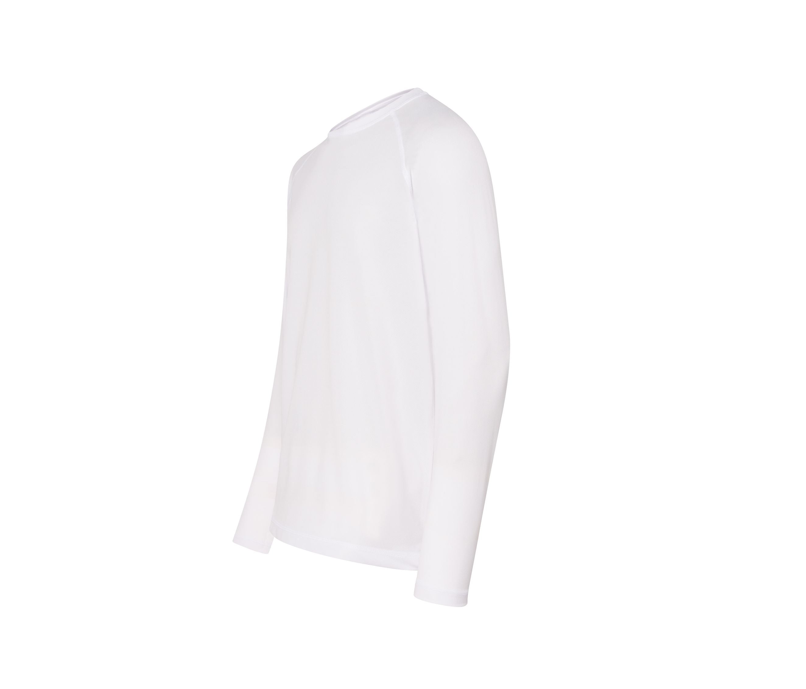 Tee-Shirt de Sport Manches Longues - White