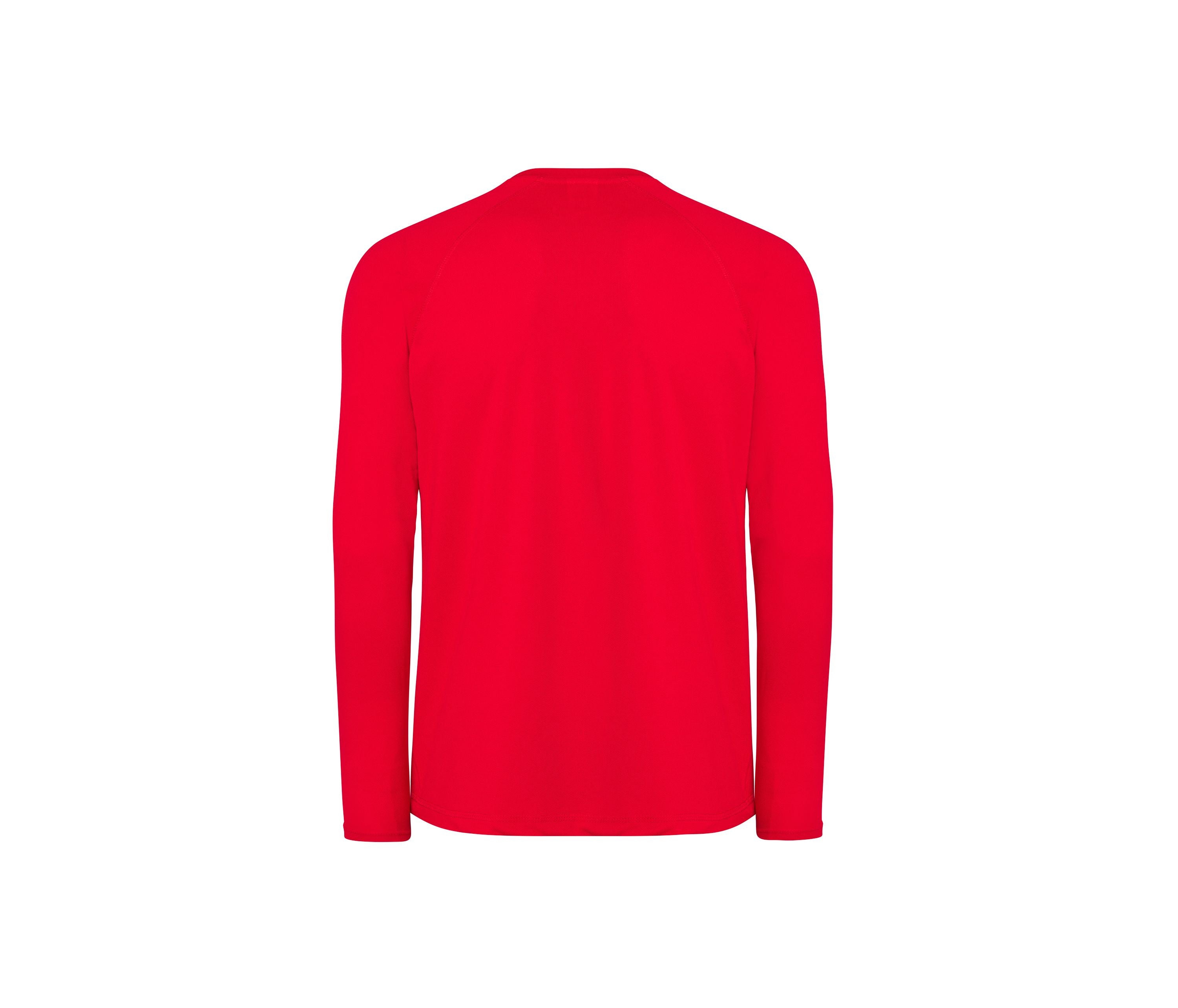 Tee-Shirt de Sport Manches Longues - Red