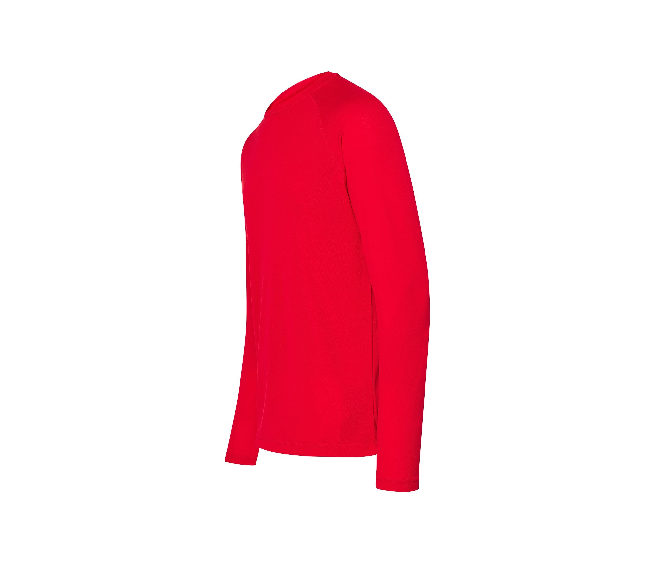 Tee-Shirt de Sport Manches Longues - Red