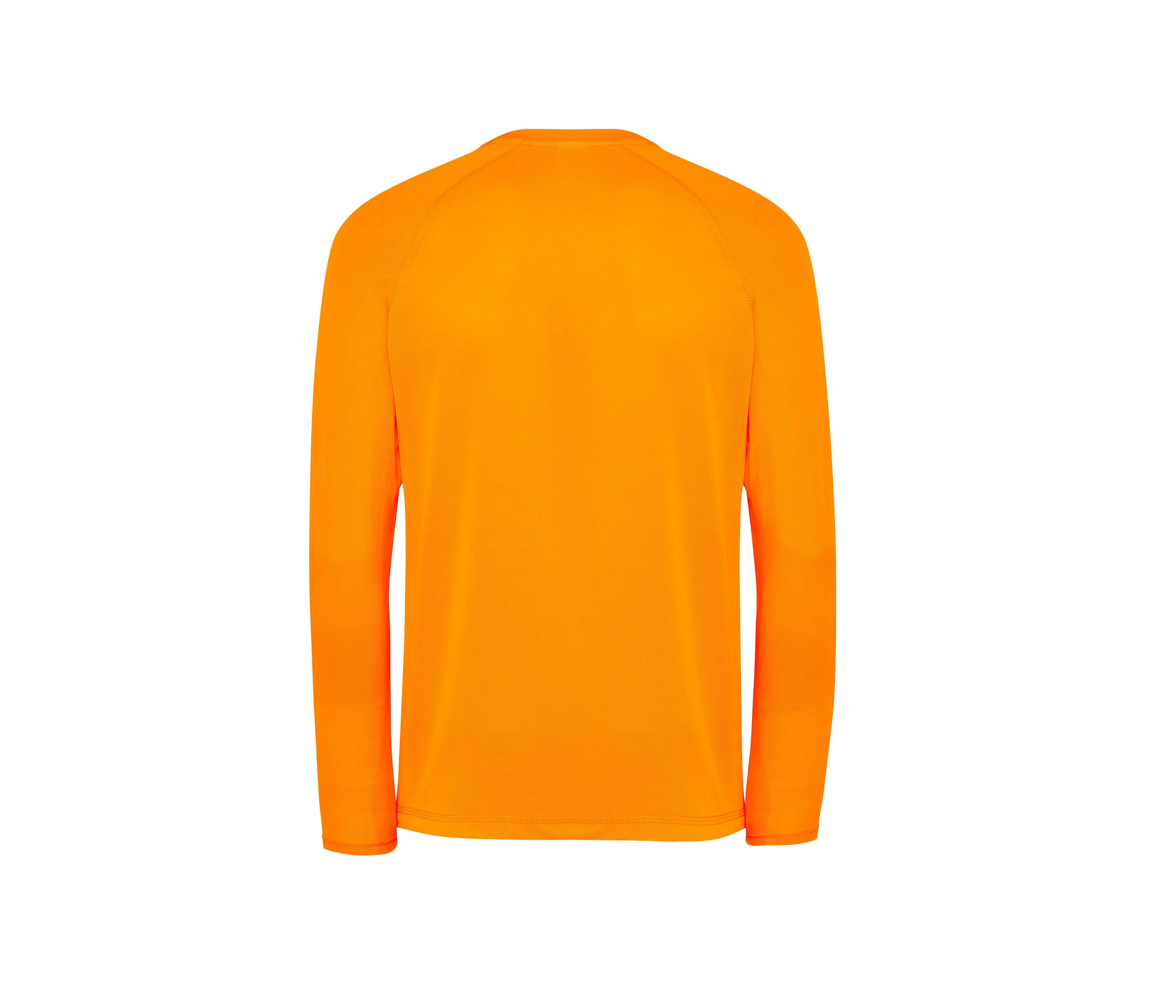 Tee-Shirt de Sport Manches Longues - Orange Fluor