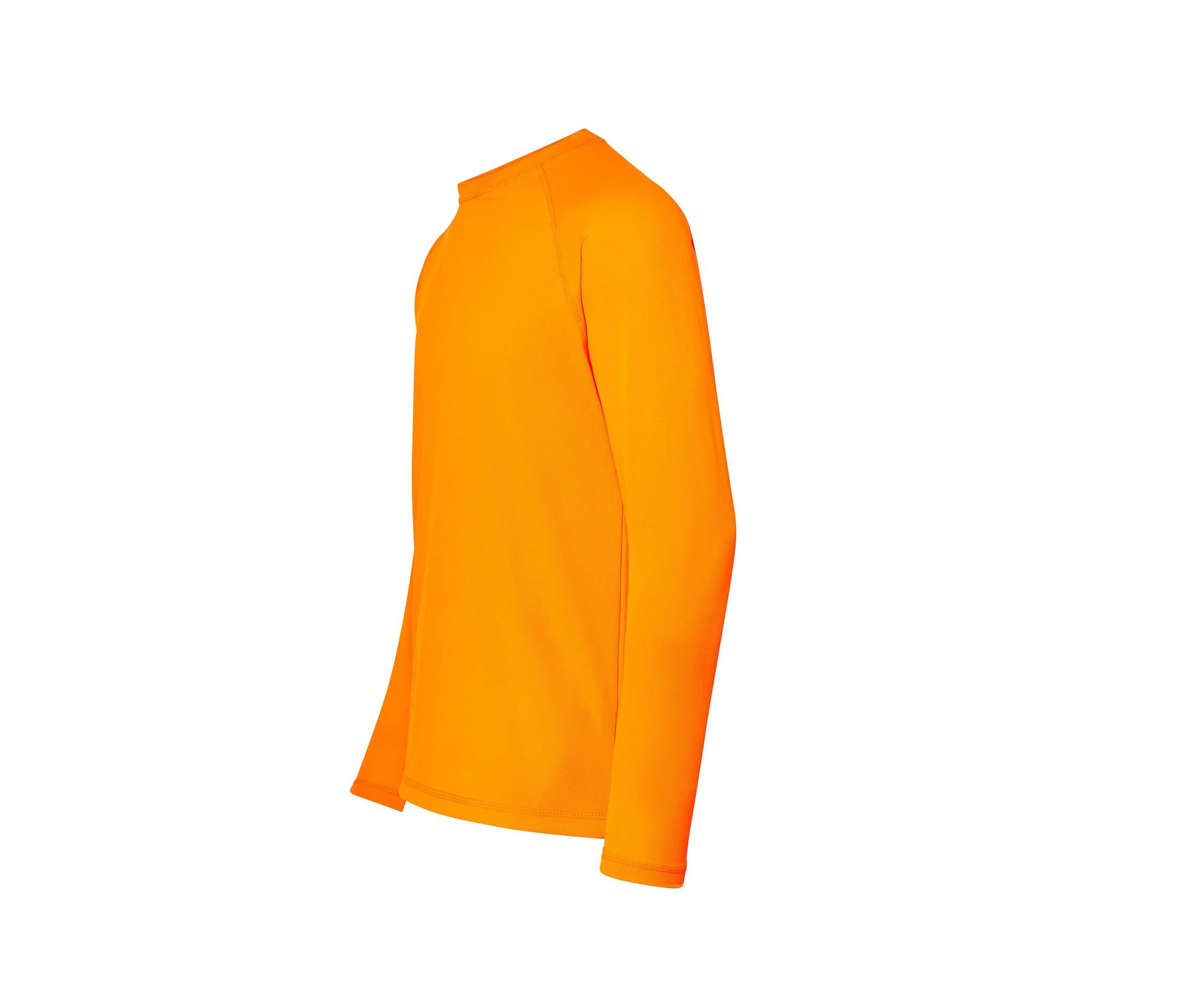 Tee-Shirt de Sport Manches Longues - Orange Fluor