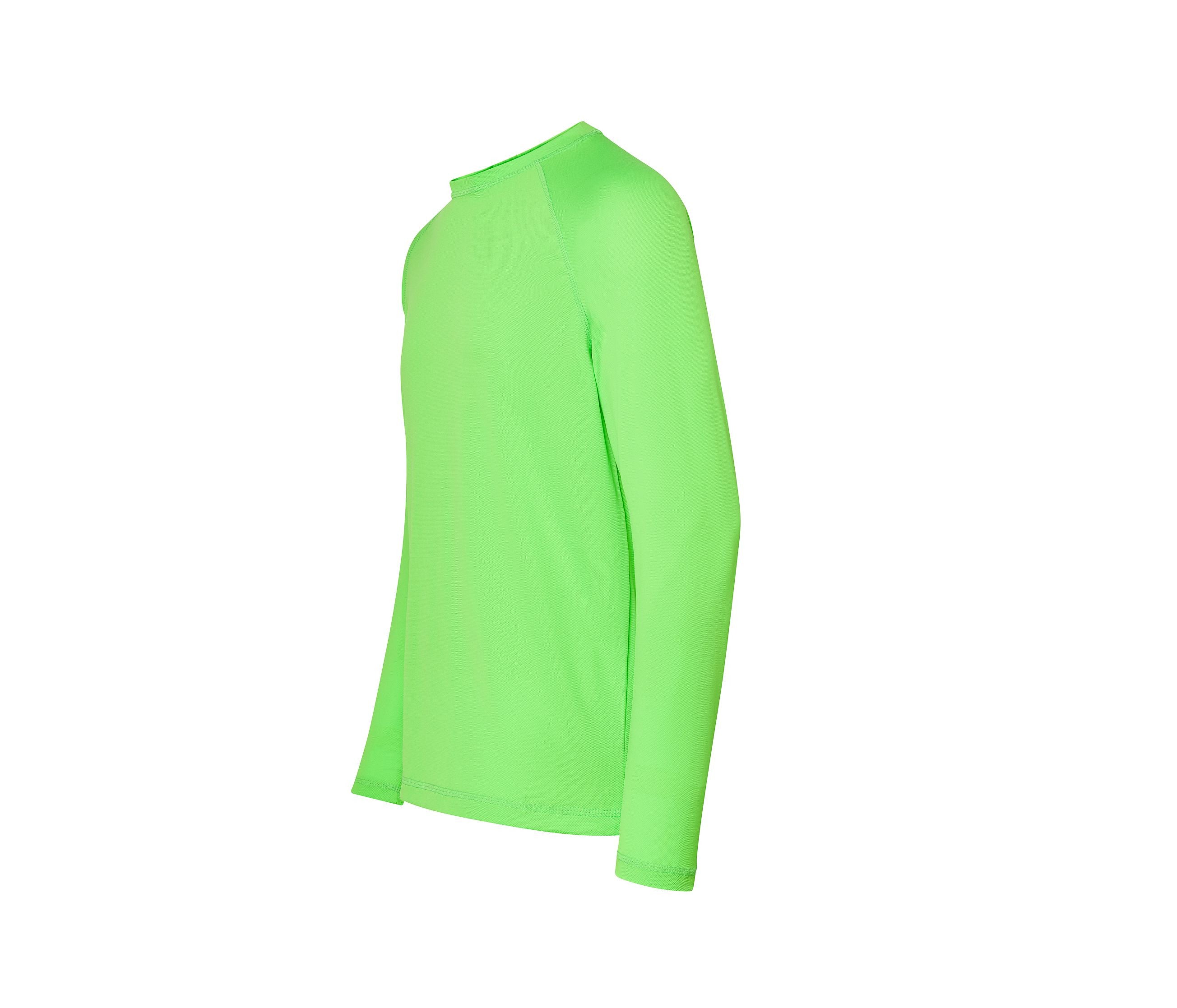 Tee-Shirt de Sport Manches Longues - Lime Fluor
