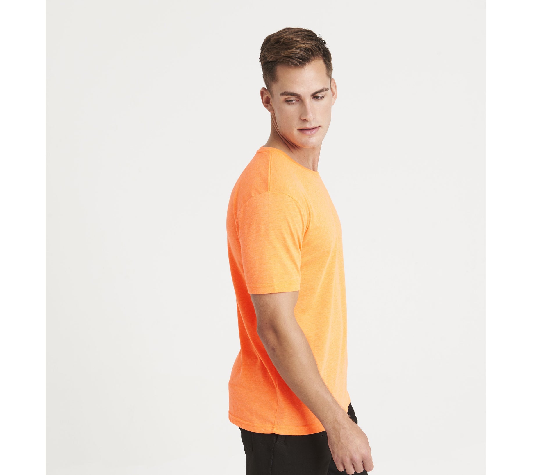 Tee-Shirt Unisexe Tri-Blend - Electric Orange
