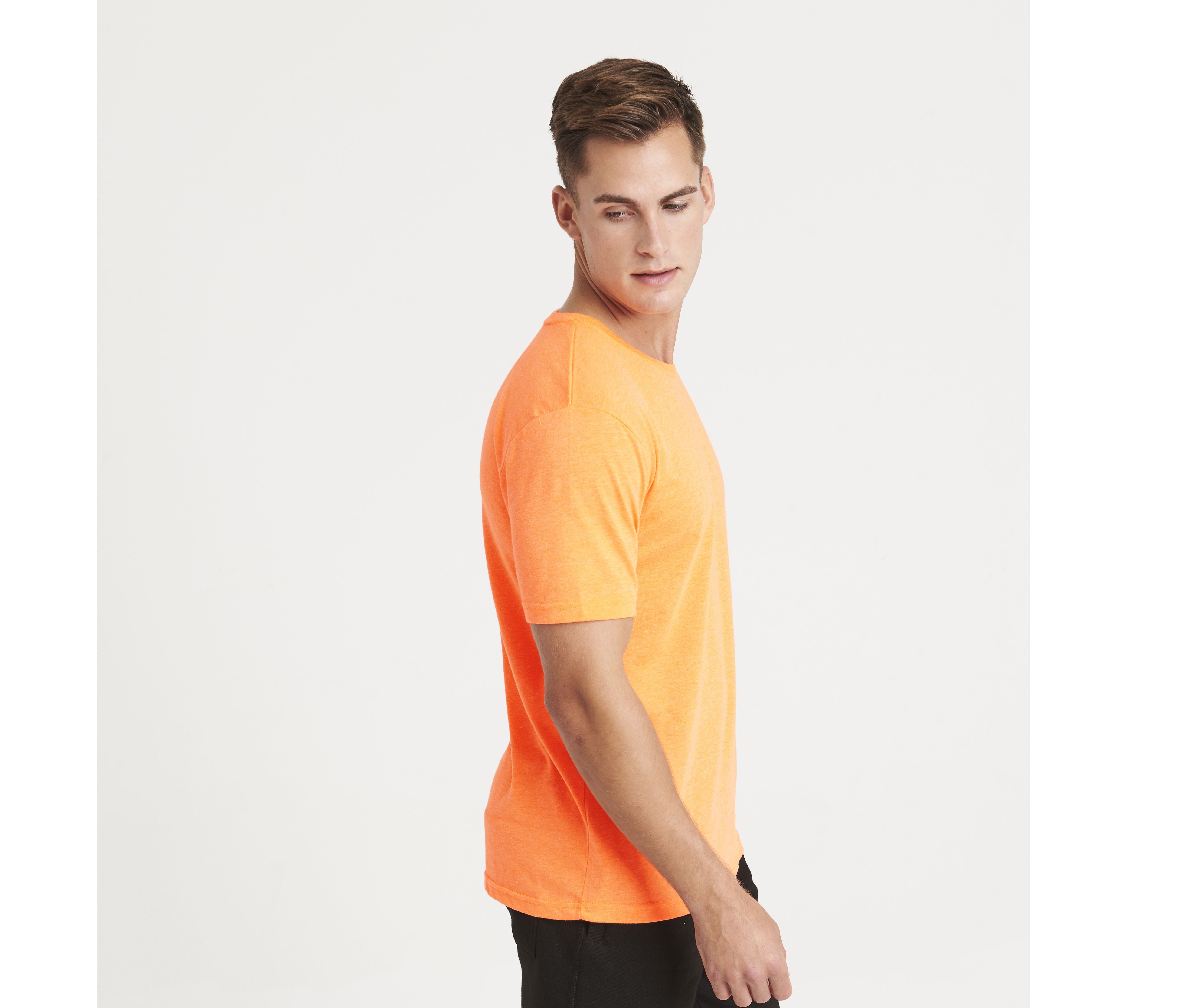 Tee-Shirt Unisexe Tri-Blend - Electric Orange