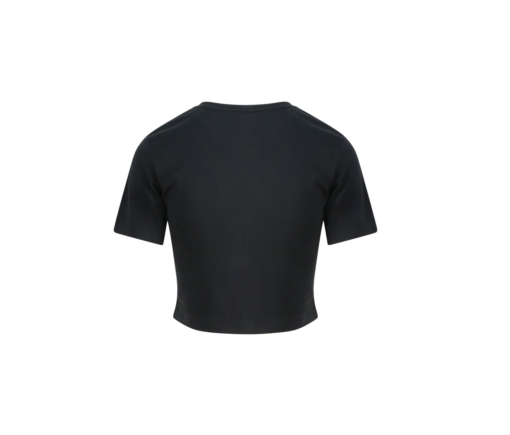 Tee-Shirt Tri-Blend Femme Court - Solid Black