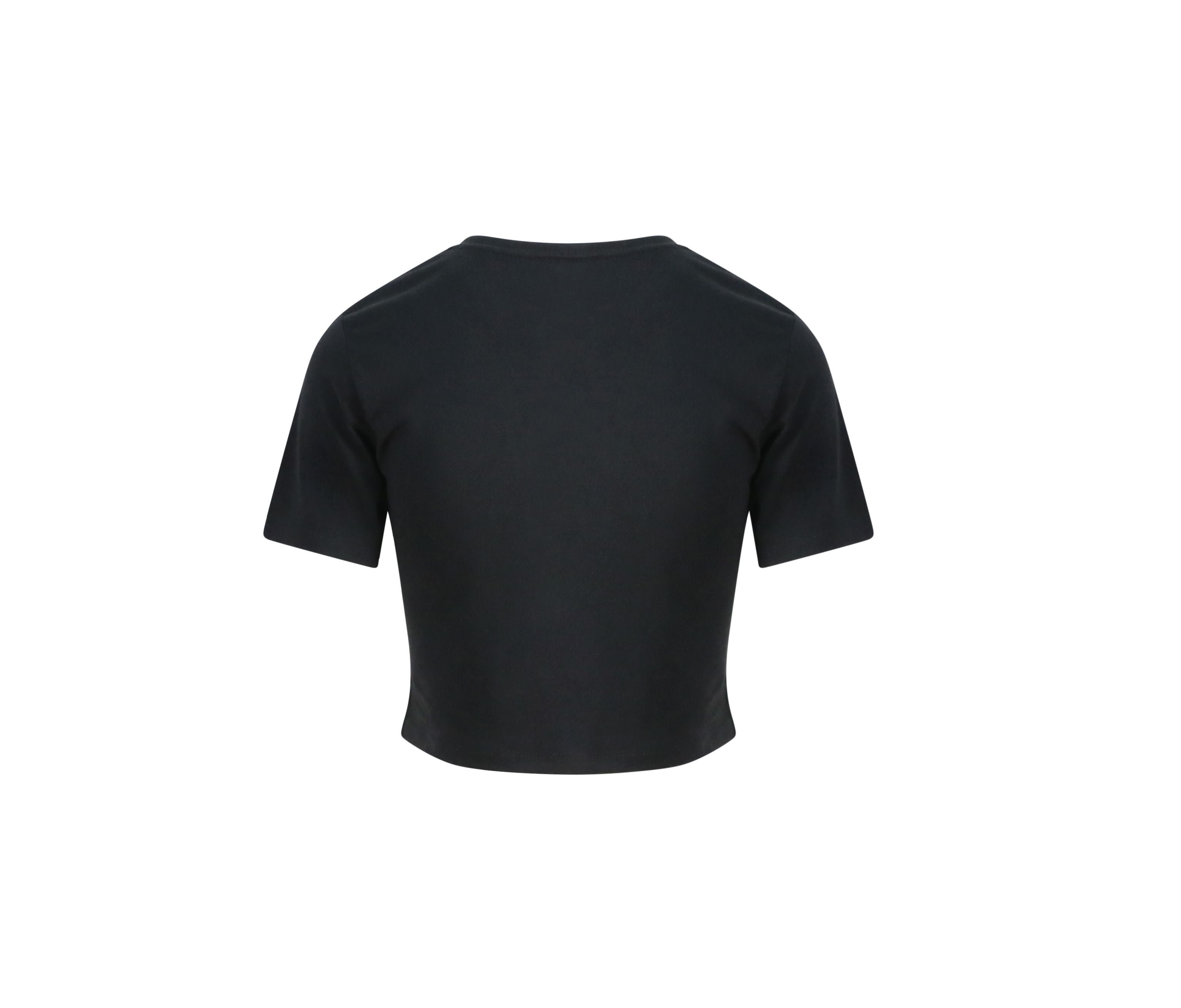 Tee-Shirt Tri-Blend Femme Court - Solid Black