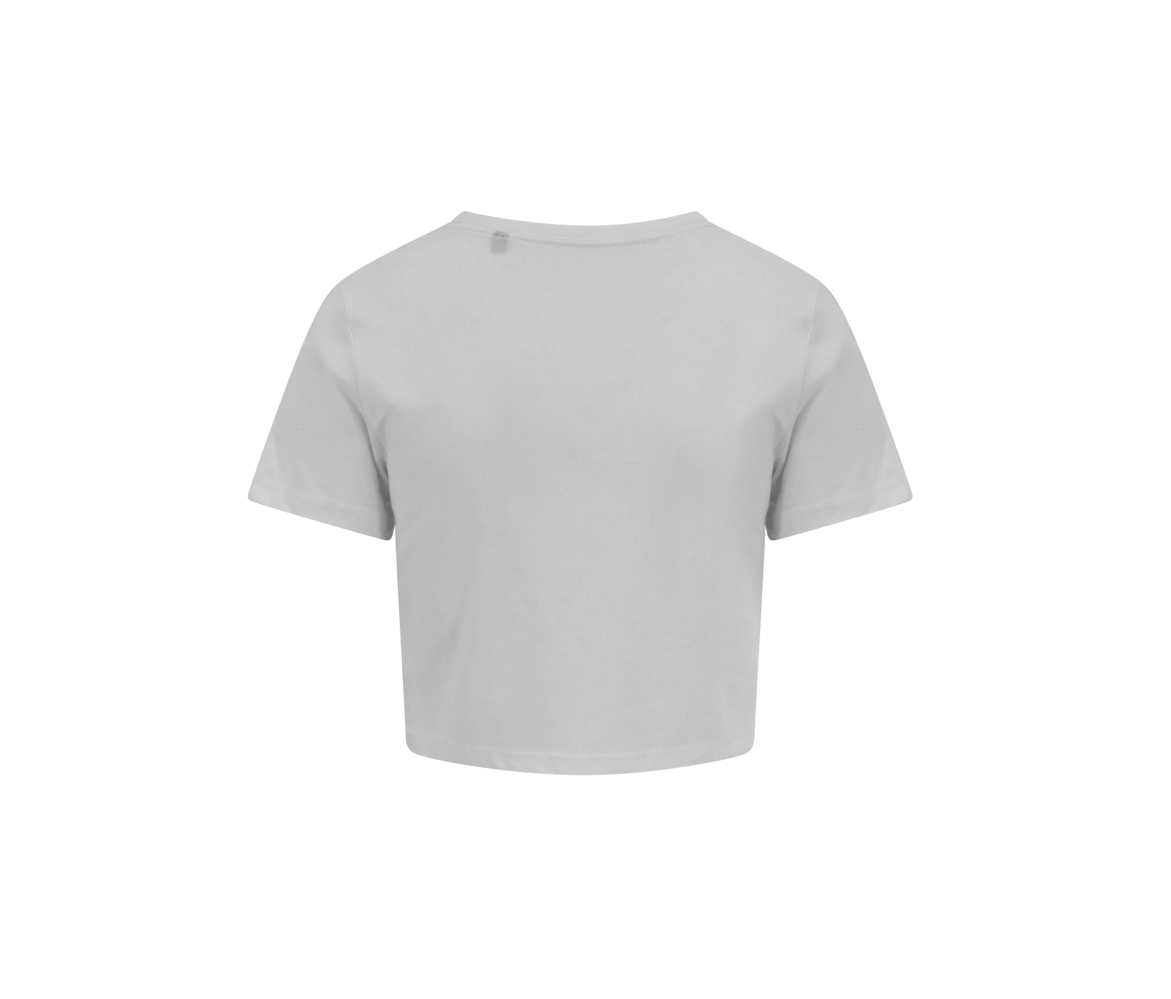 Tee-Shirt Tri-Blend Femme Court - Solid White