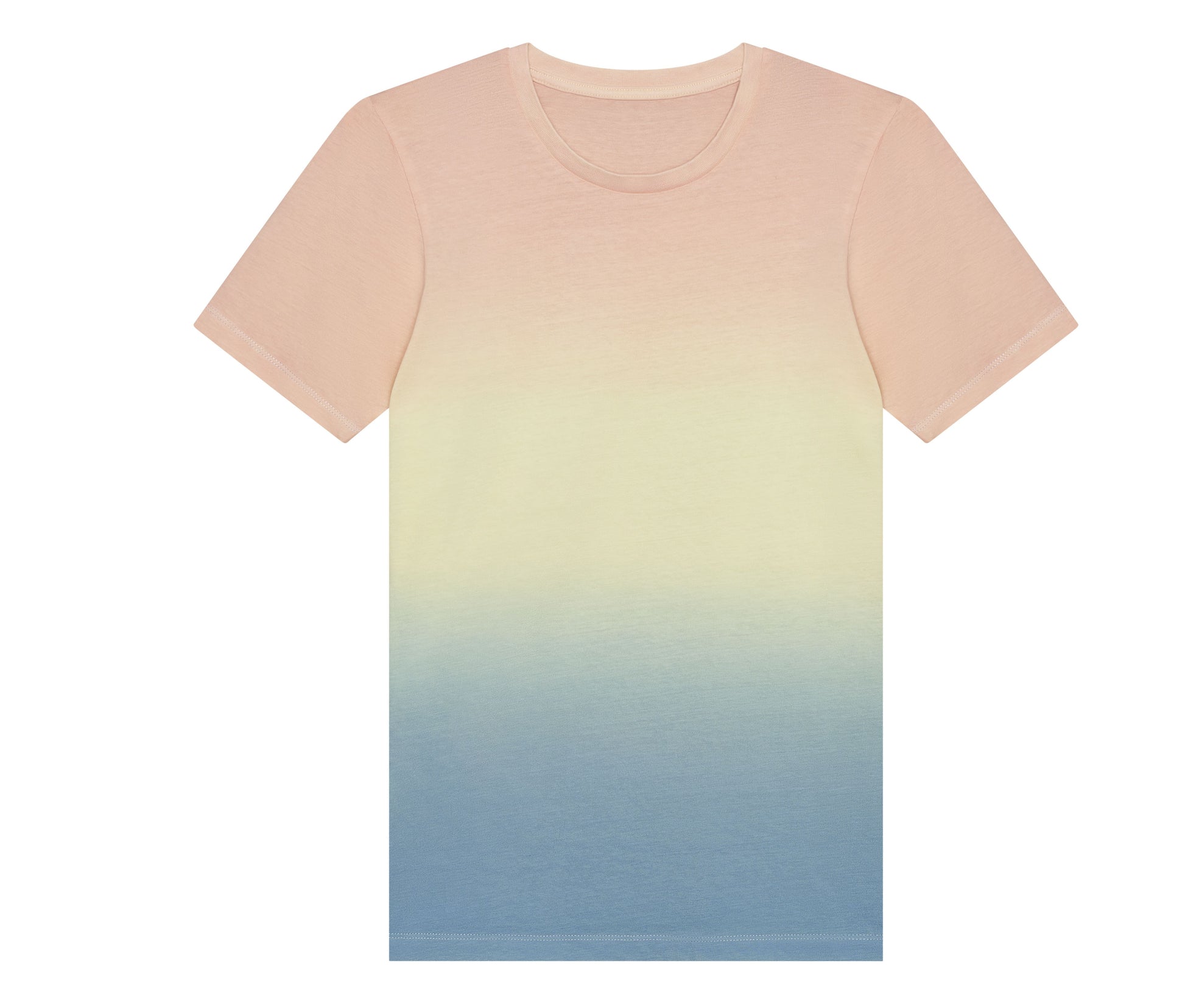 Tee-Shirt Unisexe Tie-Dye - Pastel Sunset Dip