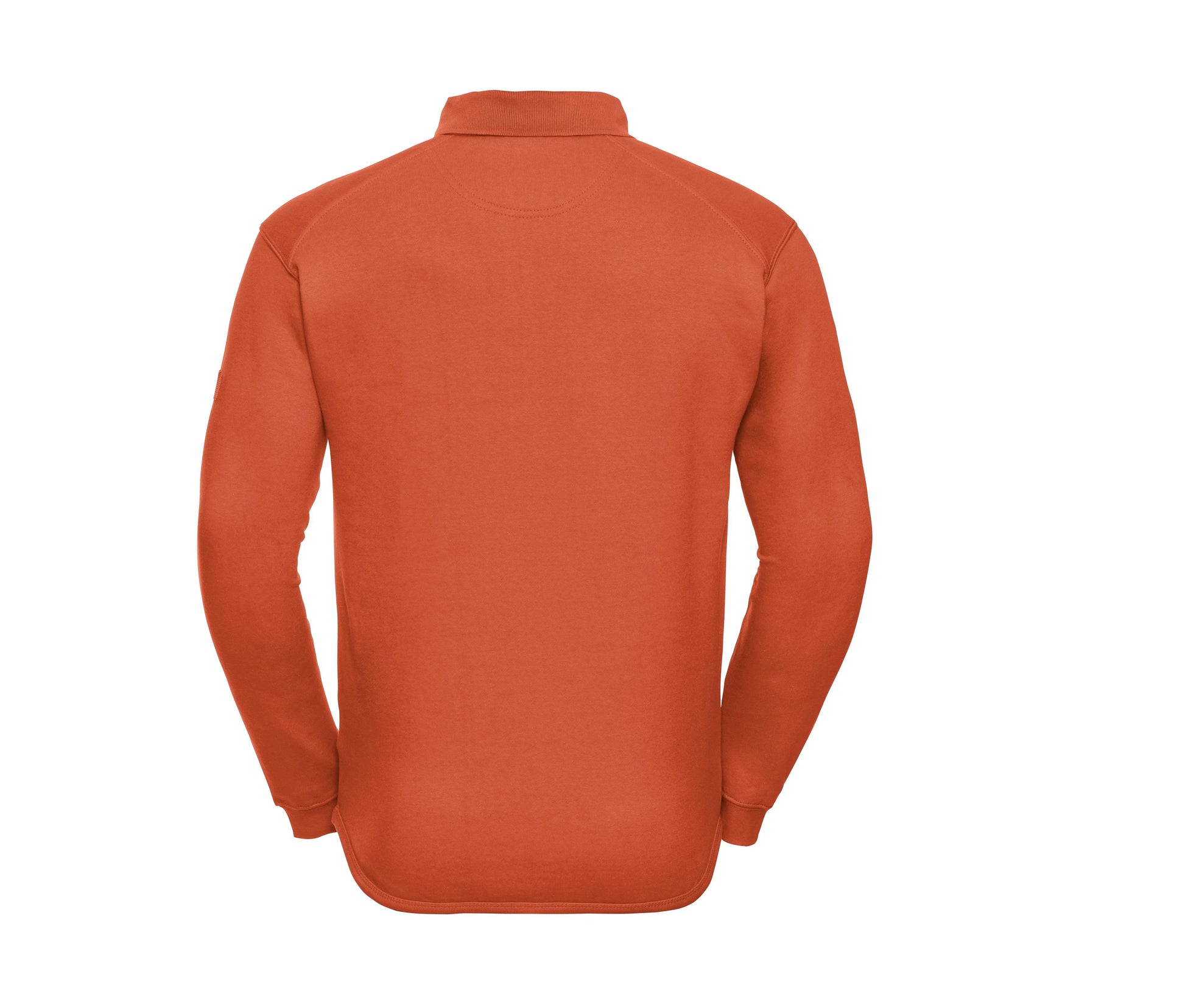 Sweat Col Polo Lavable à 60° - Orange