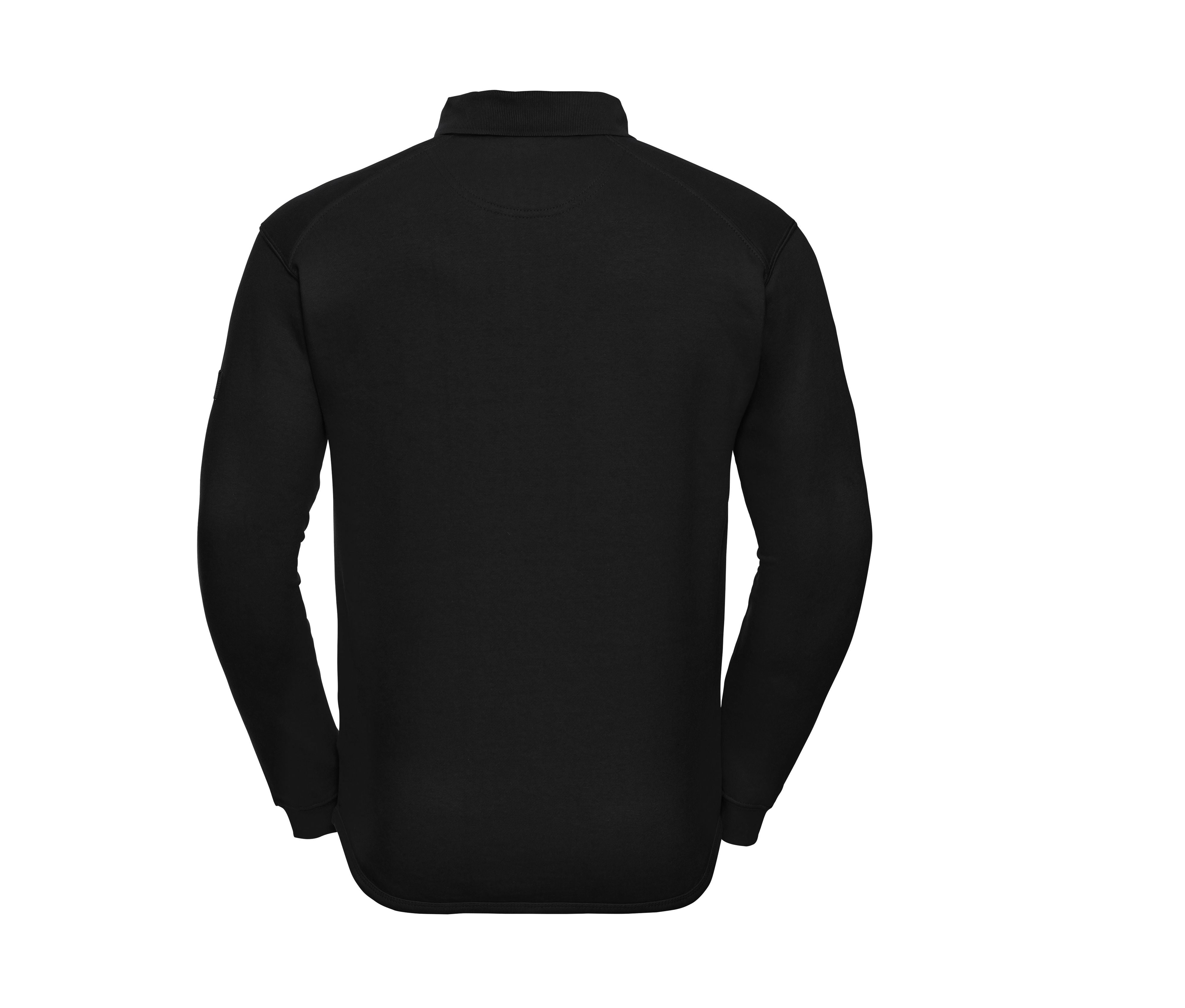 Sweat Col Polo Lavable à 60° - Black