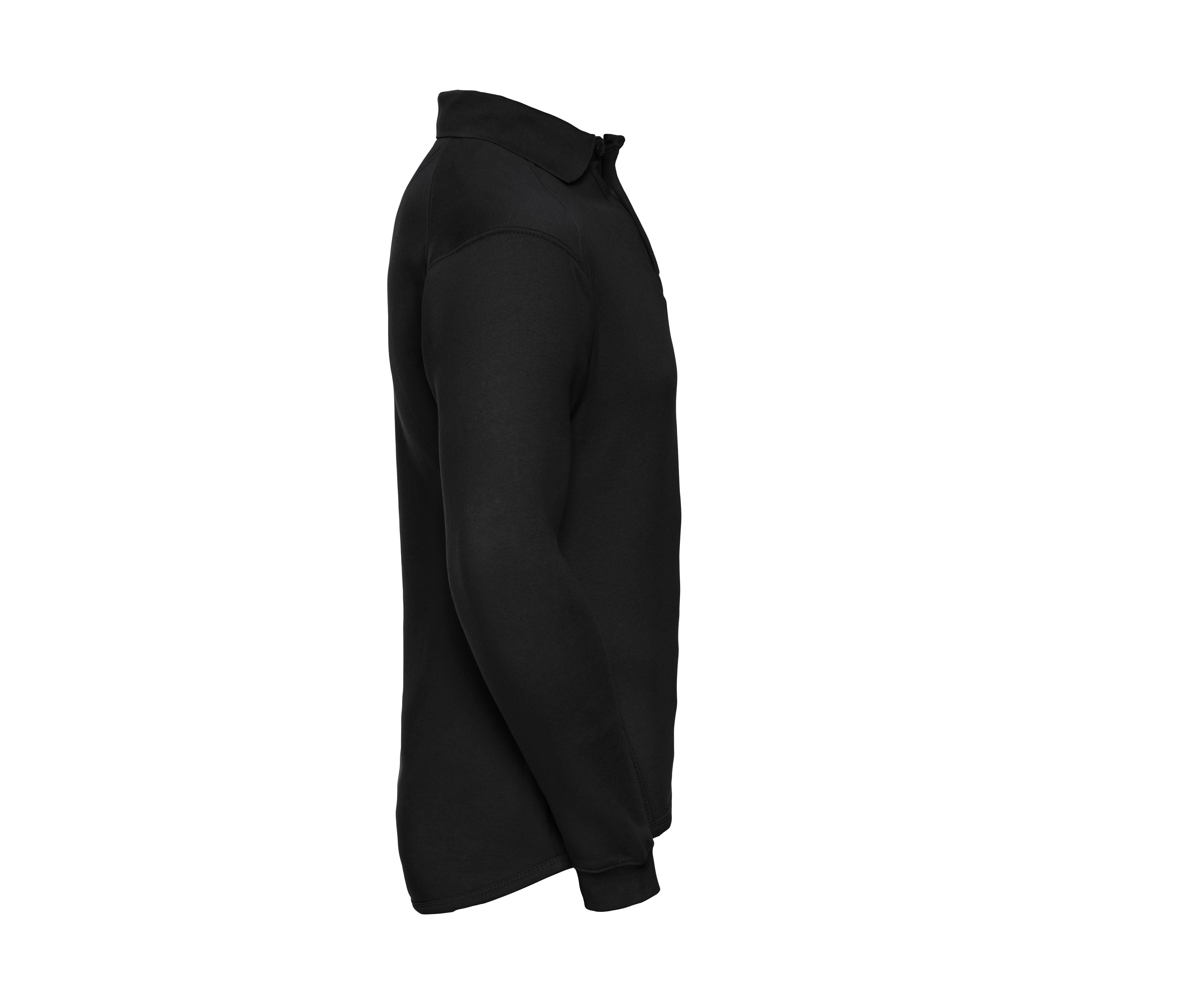 Sweat Col Polo Lavable à 60° - Black
