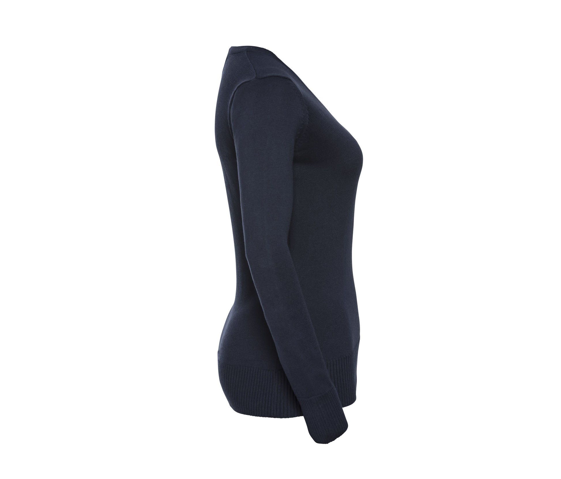 Pull Col V Femme - French Navy