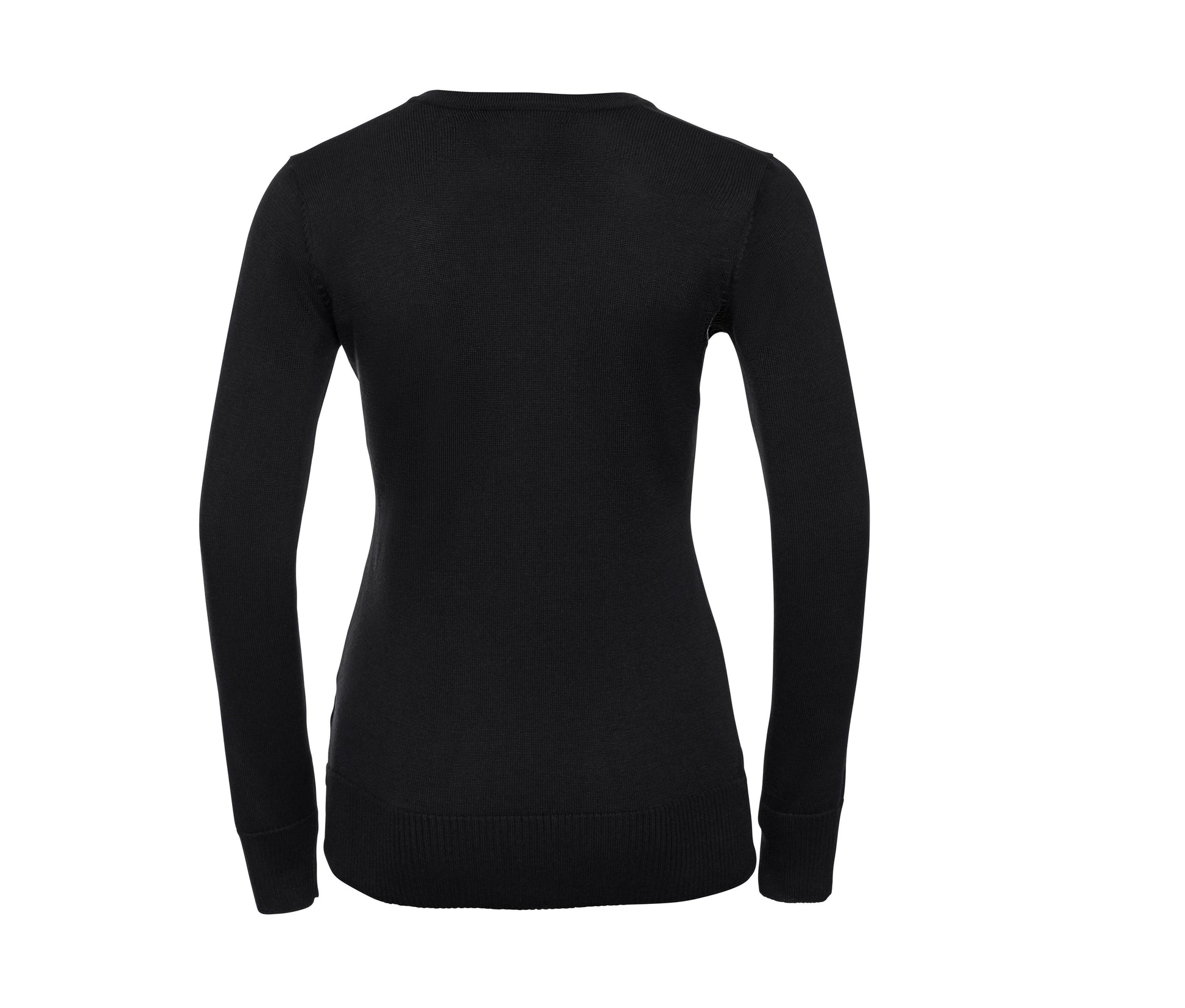 Pull Col V Femme - Black