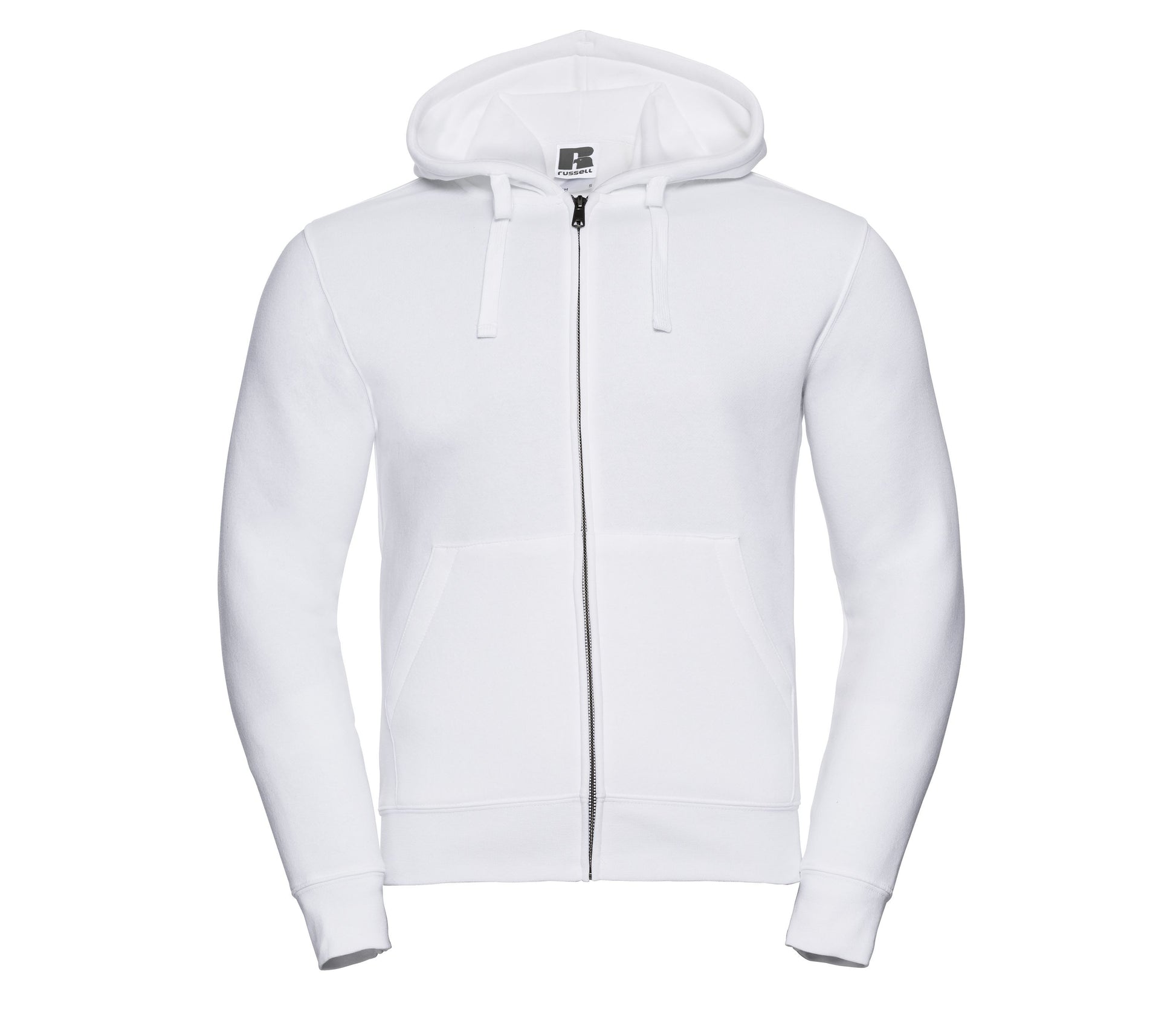 Sweat Zippé Homme Capuche - White