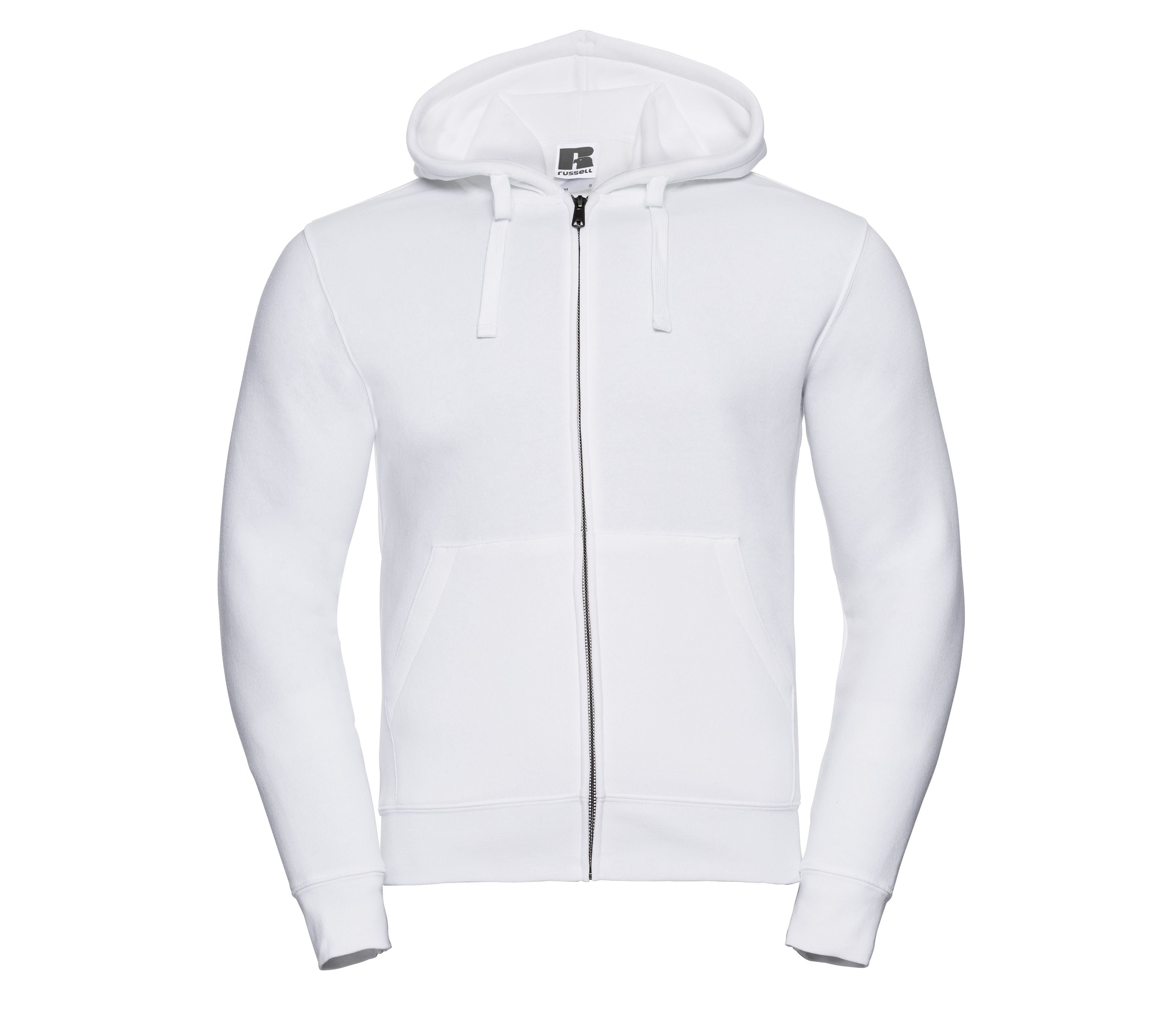 Sweat Zippé Homme Capuche - White