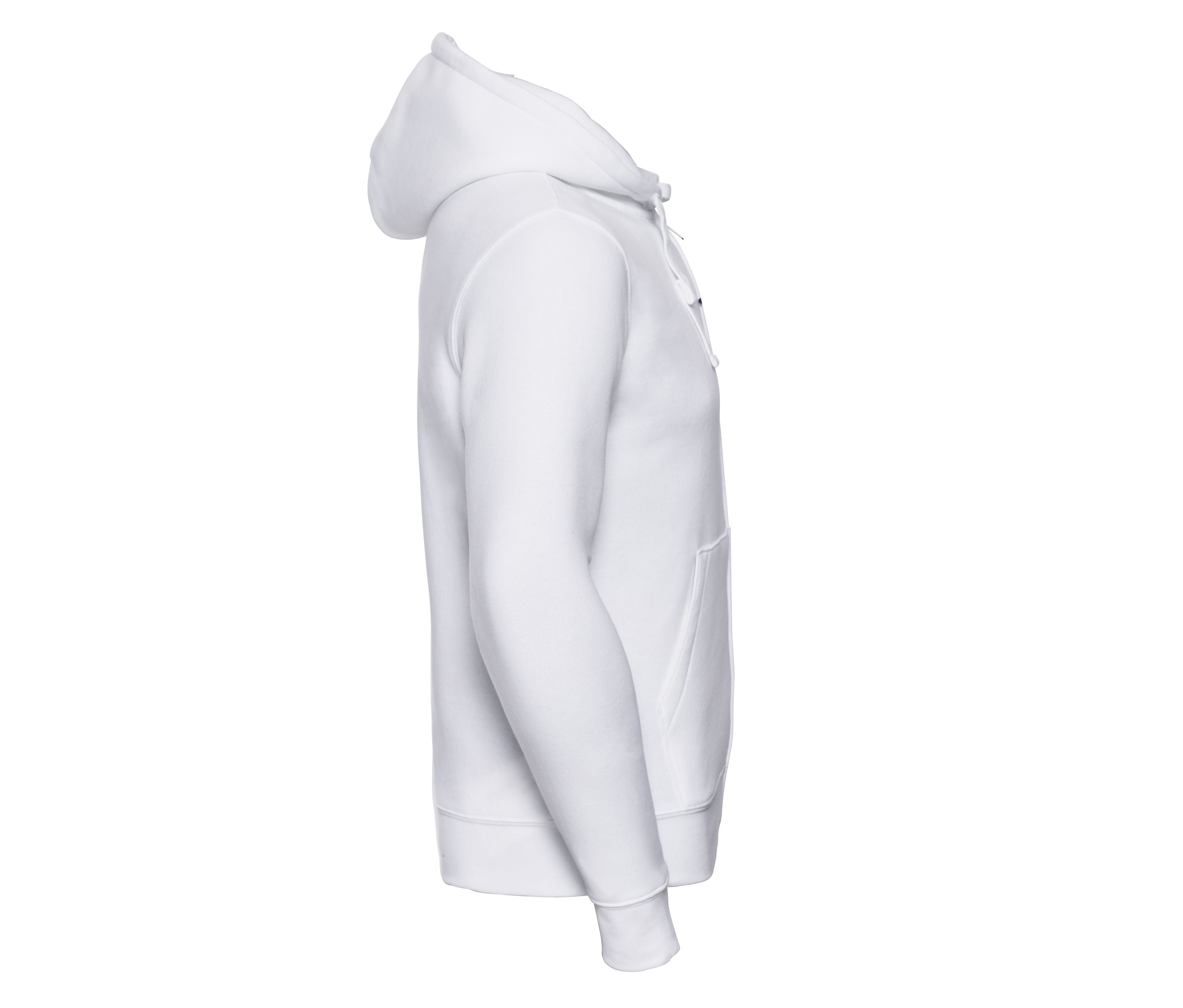 Sweat Zippé Homme Capuche - White