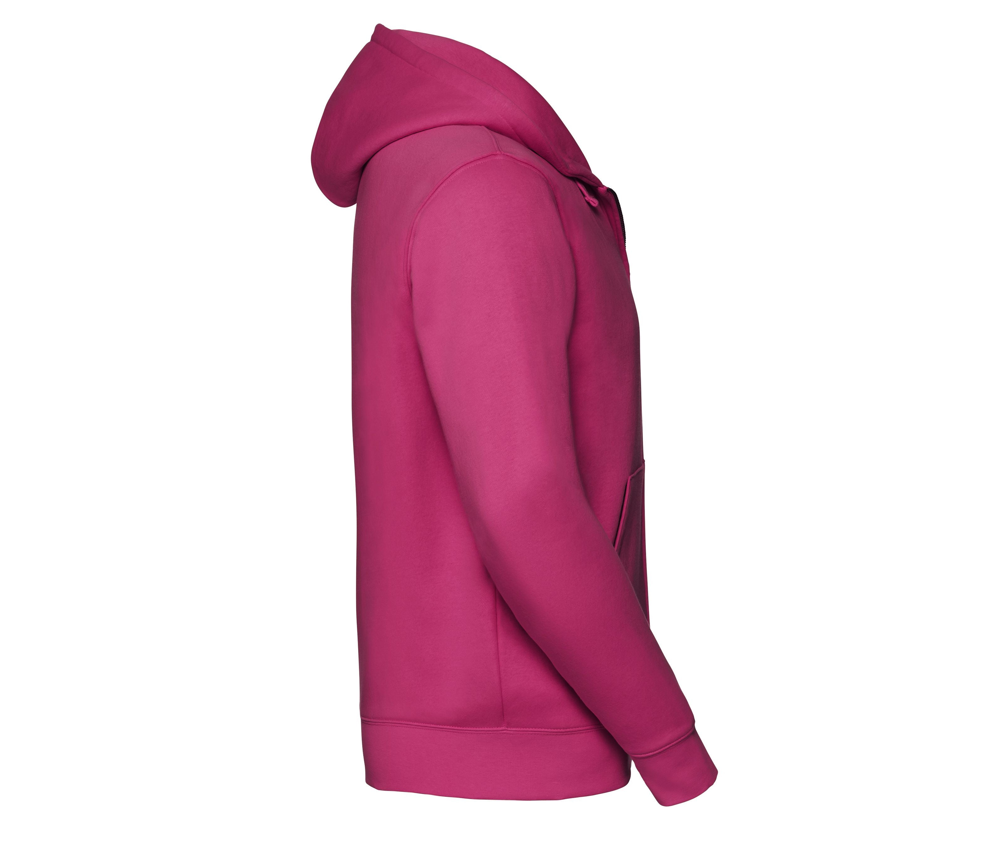 Sweat Zippé Homme Capuche - Fuchsia