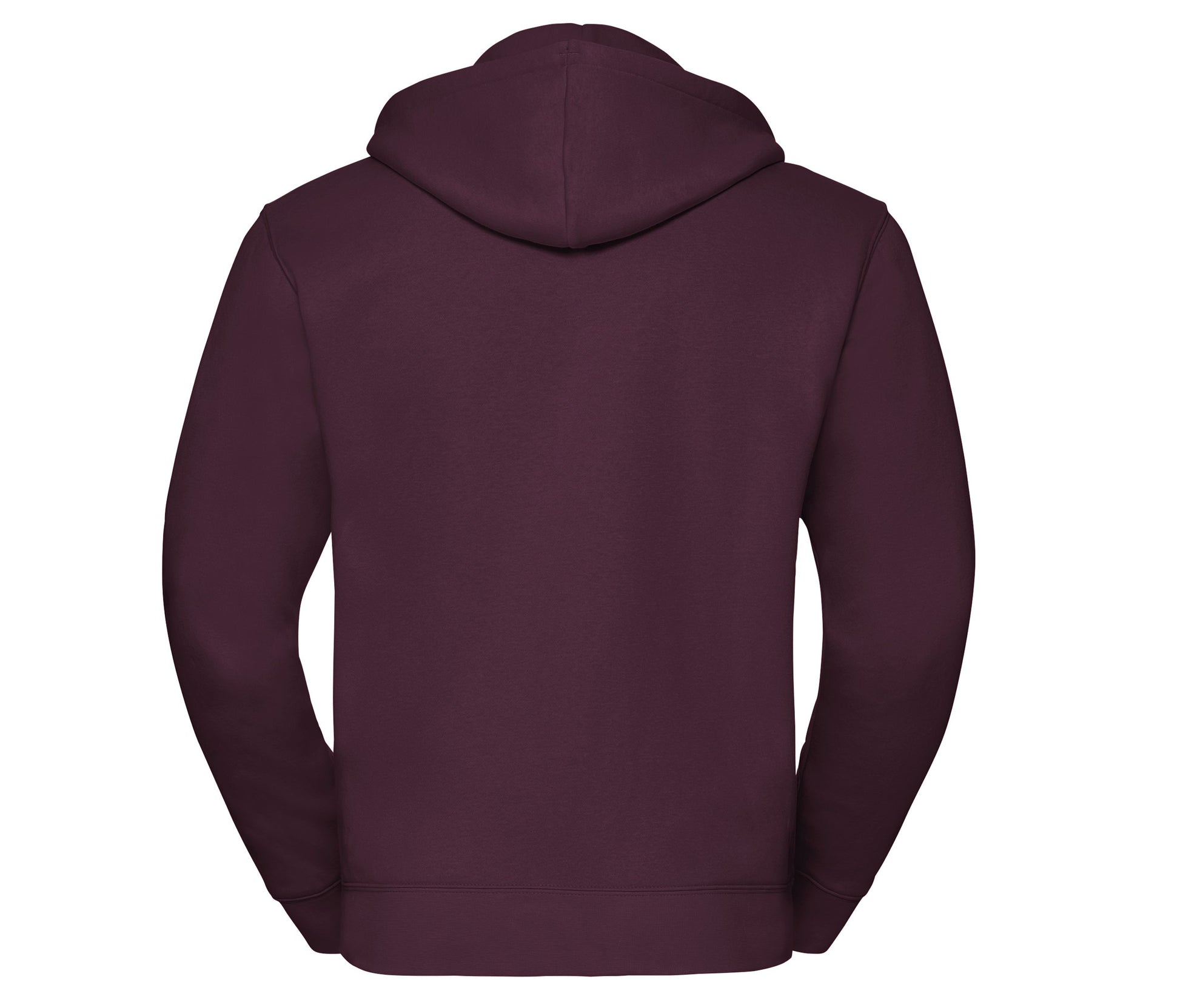 Sweat Zippé Homme Capuche - Burgundy