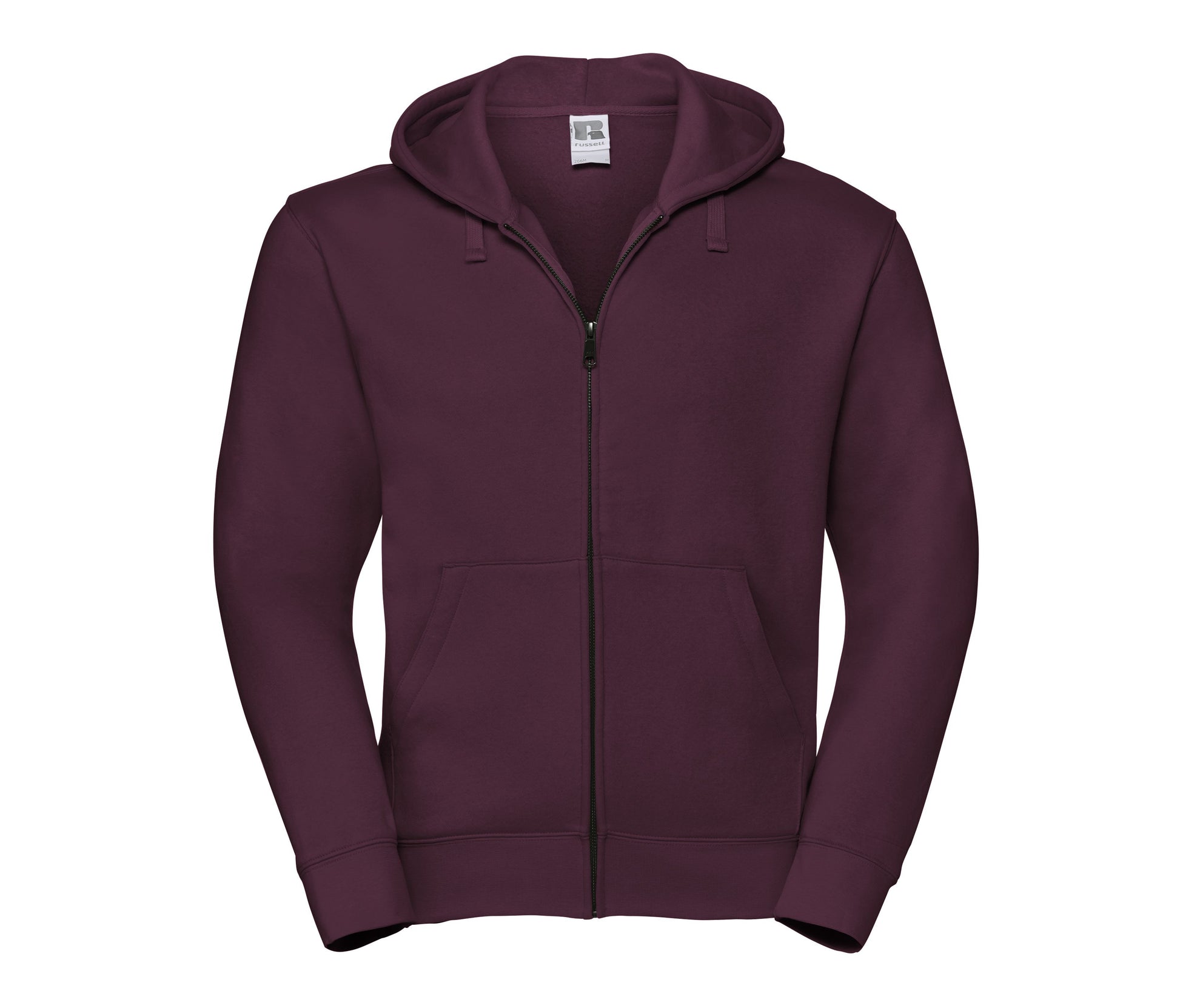Sweat Zippé Homme Capuche - Burgundy