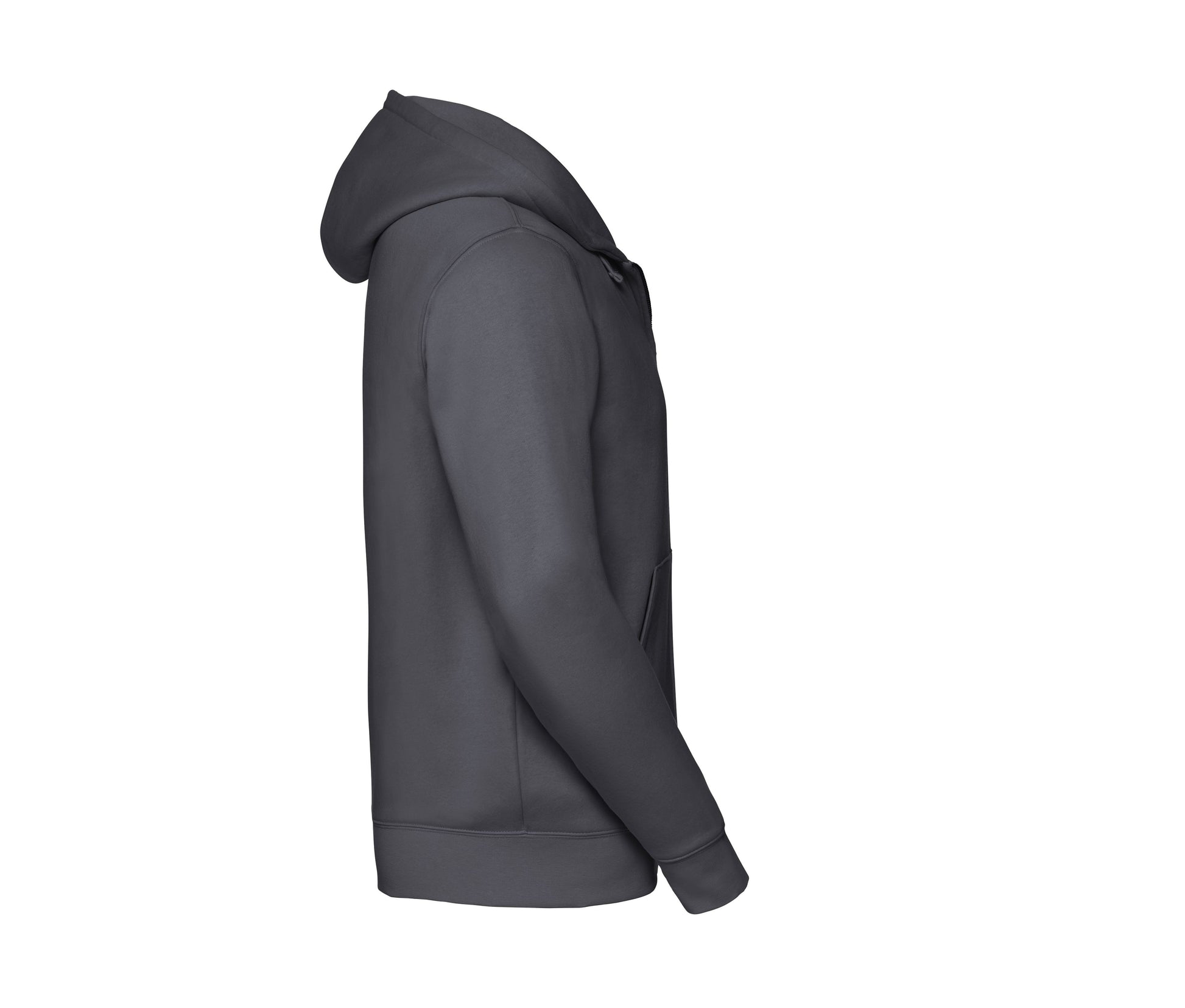Sweat Zippé Homme Capuche - Convoy Grey