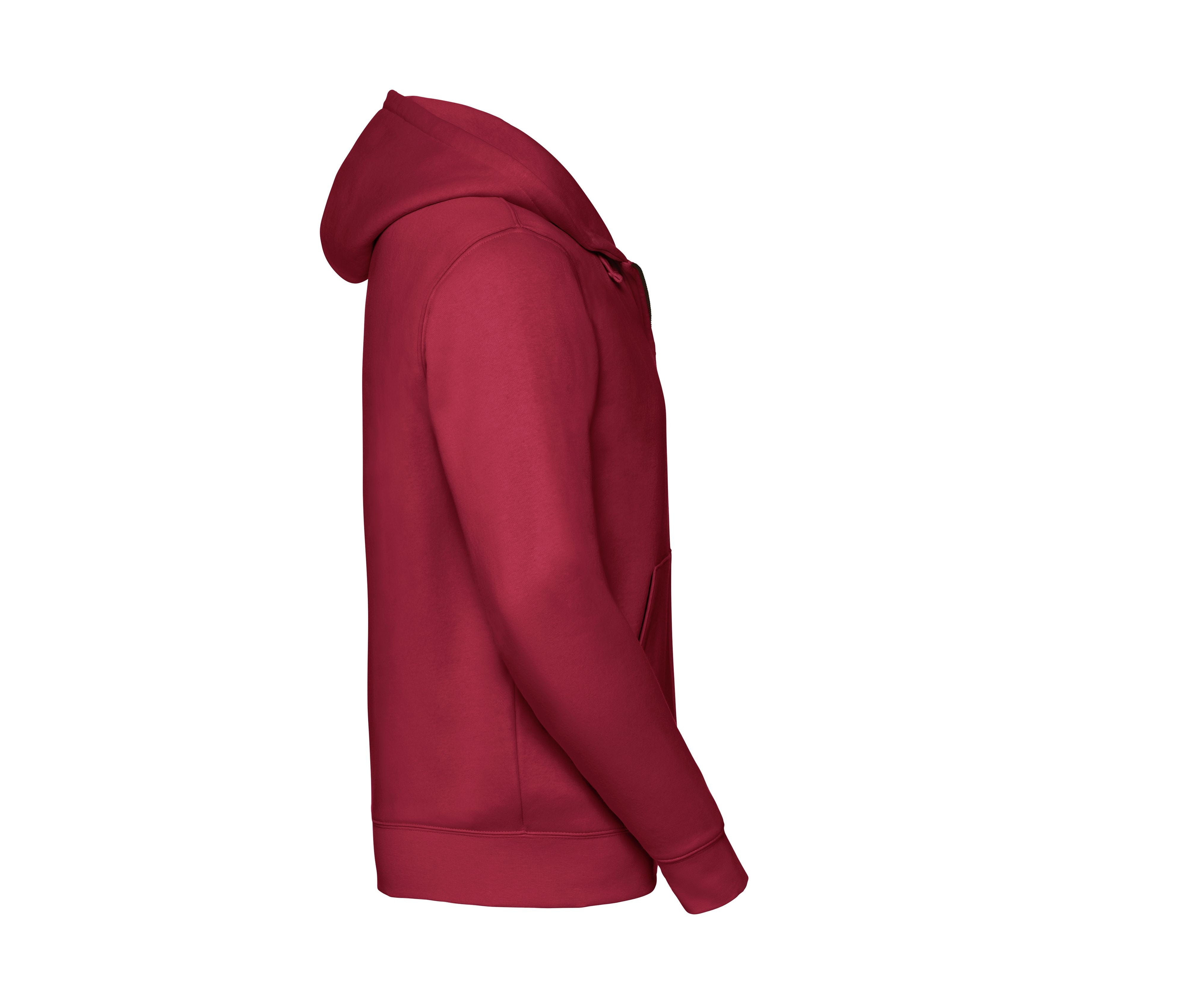 Sweat Zippé Homme Capuche - Classic Red