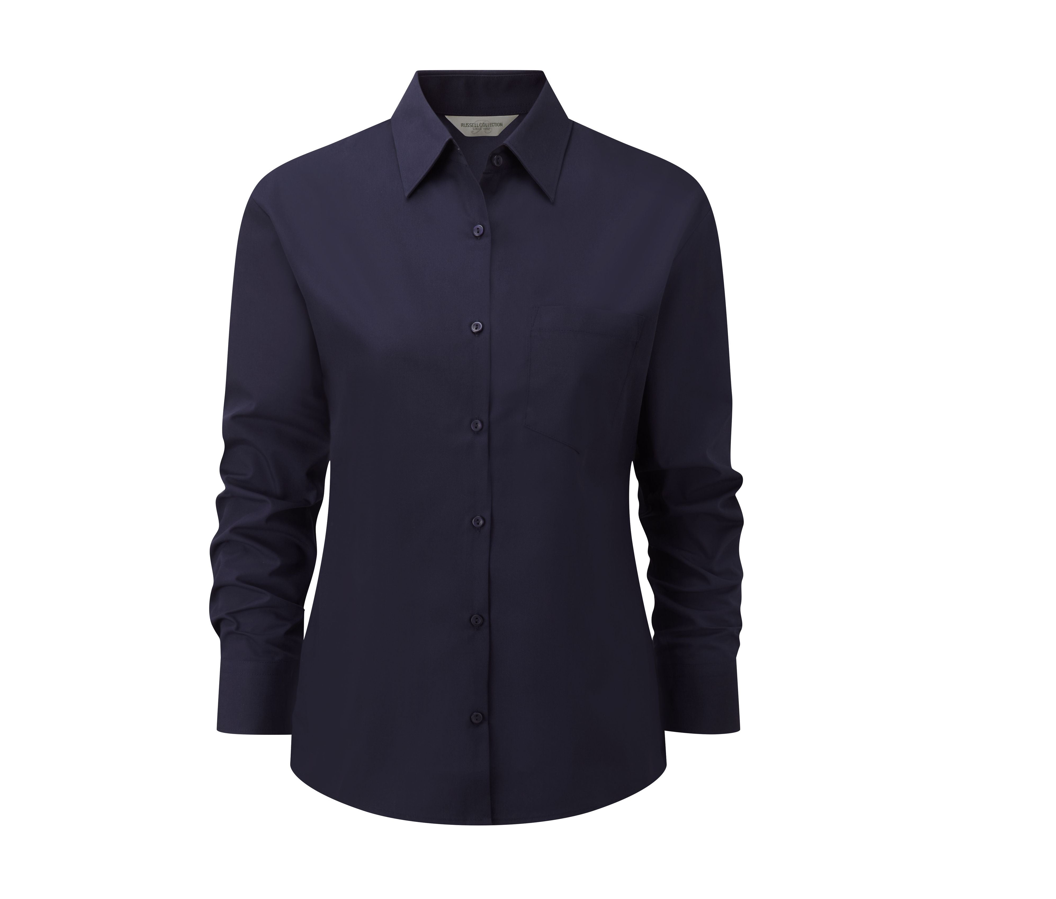 Chemisette Femme Popeline Polycoton - Navy