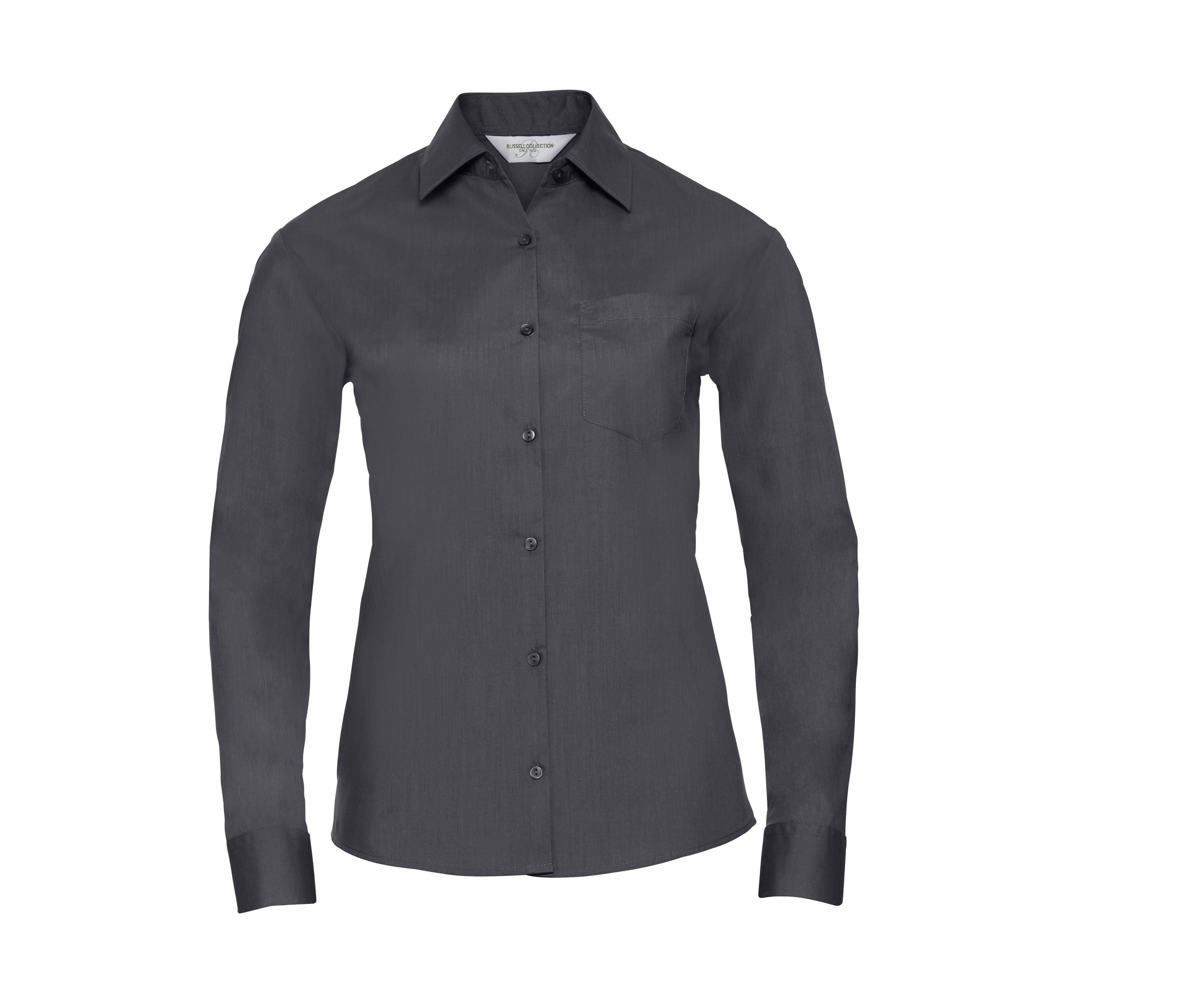 Chemisette Femme Popeline Polycoton - Convoy Grey