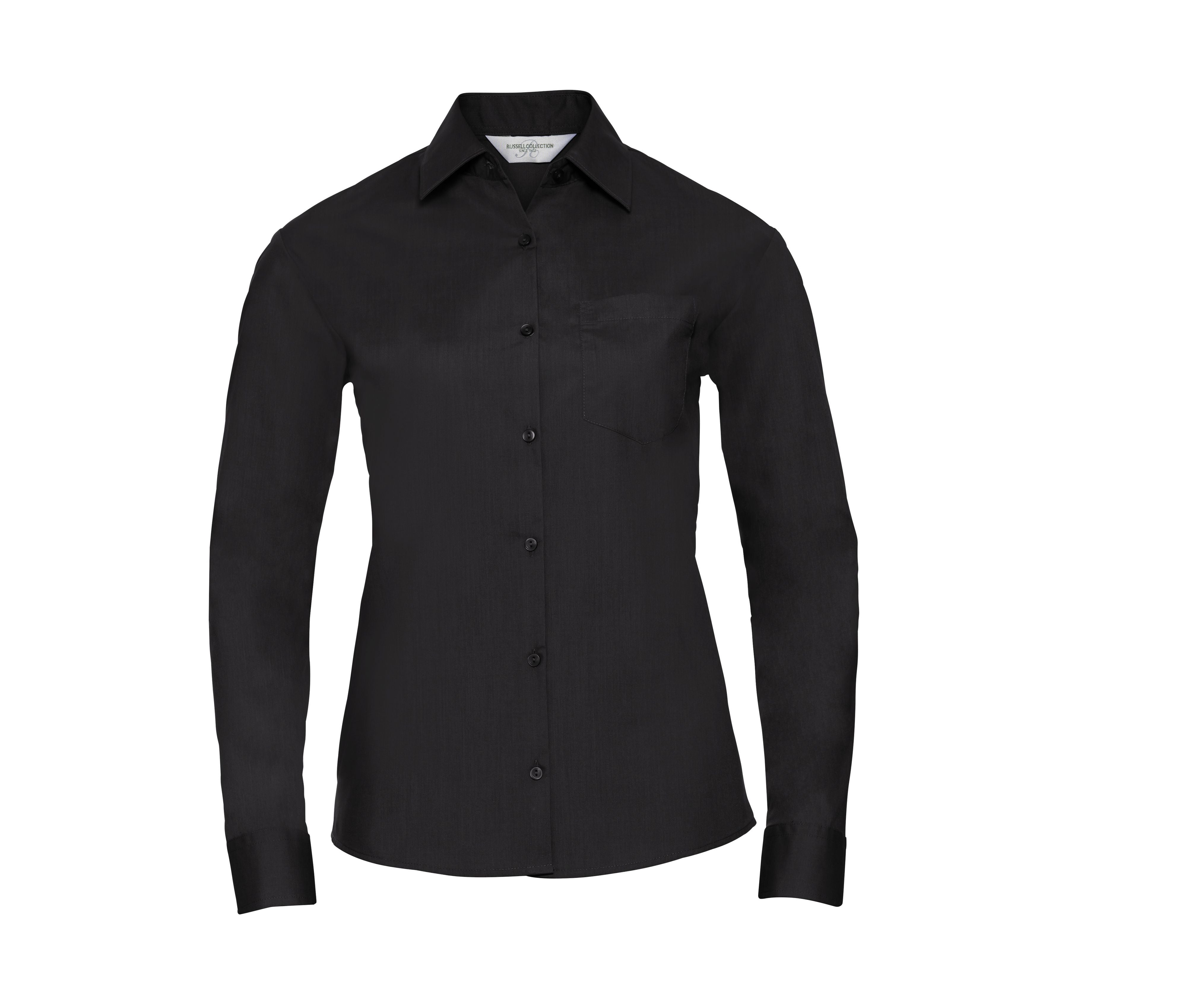 Chemisette Femme Popeline Polycoton - Black