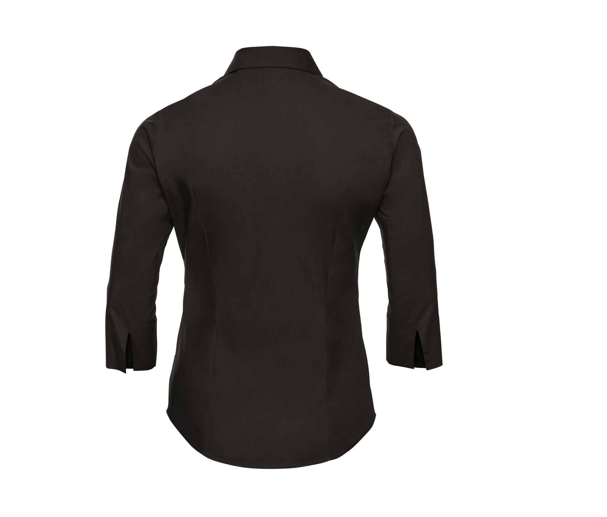 Chemise Stretch Manches 3/4 Femme - Chocolate