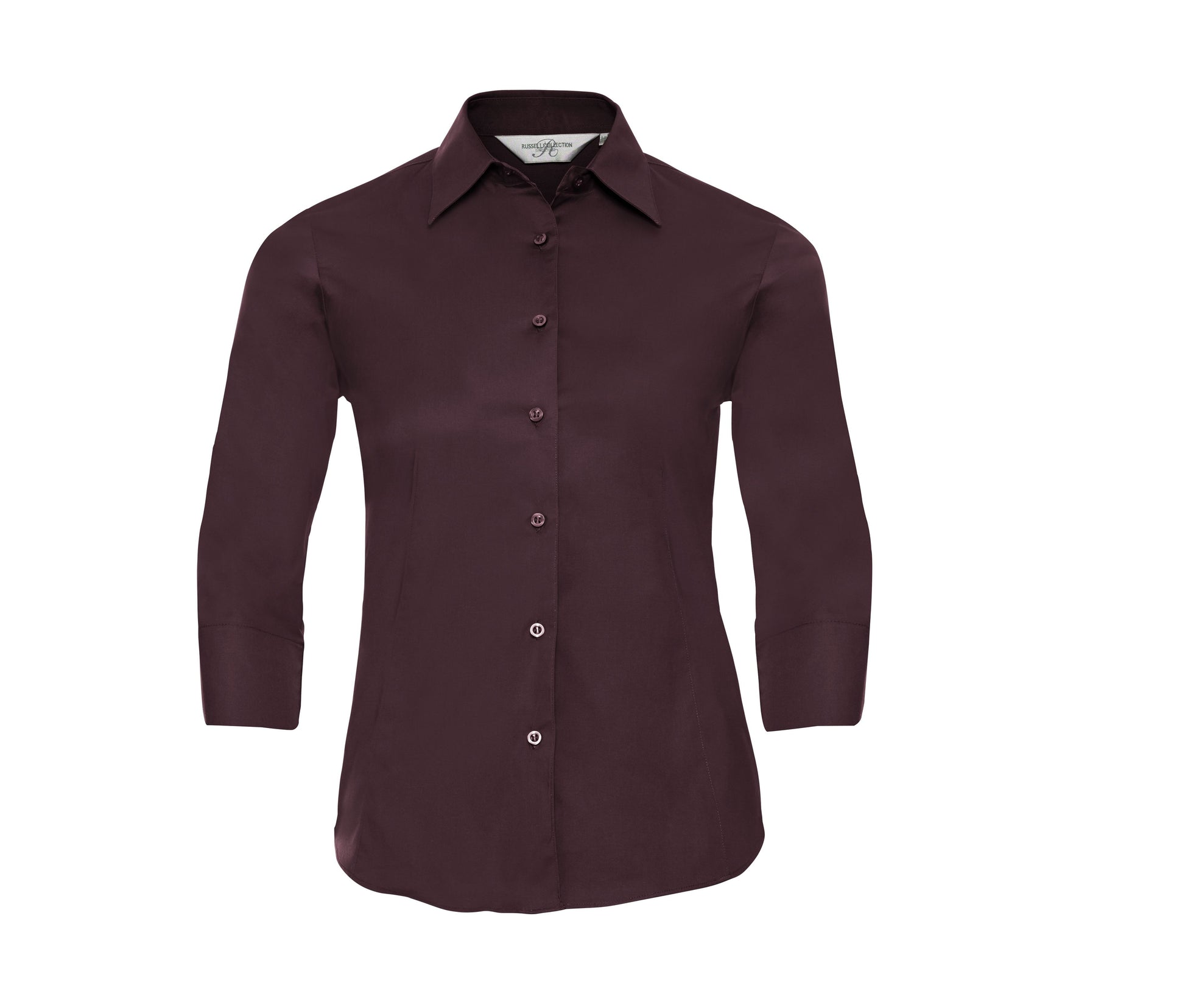 Chemise Stretch Manches 3/4 Femme - Port
