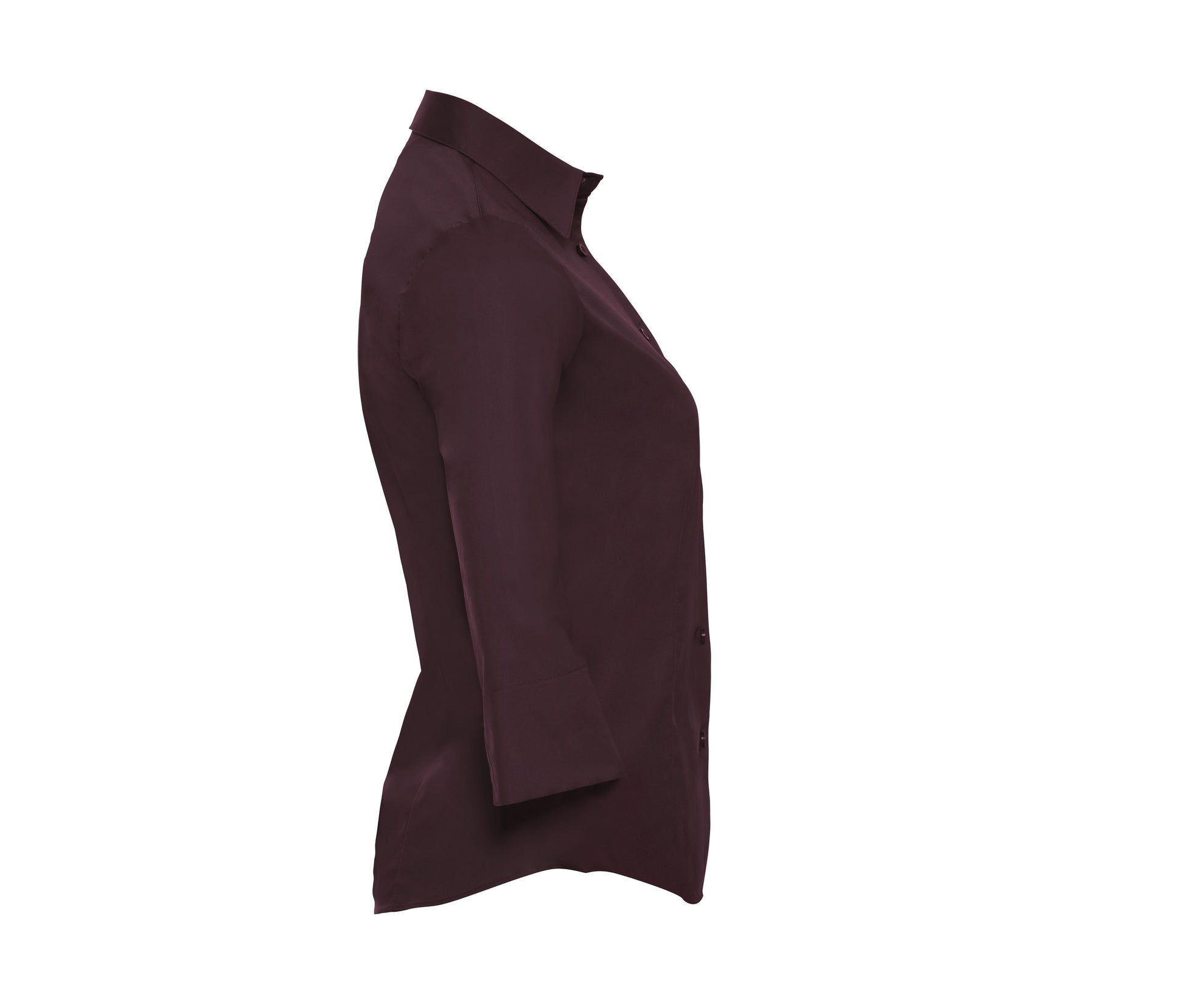 Chemise Stretch Manches 3/4 Femme - Port