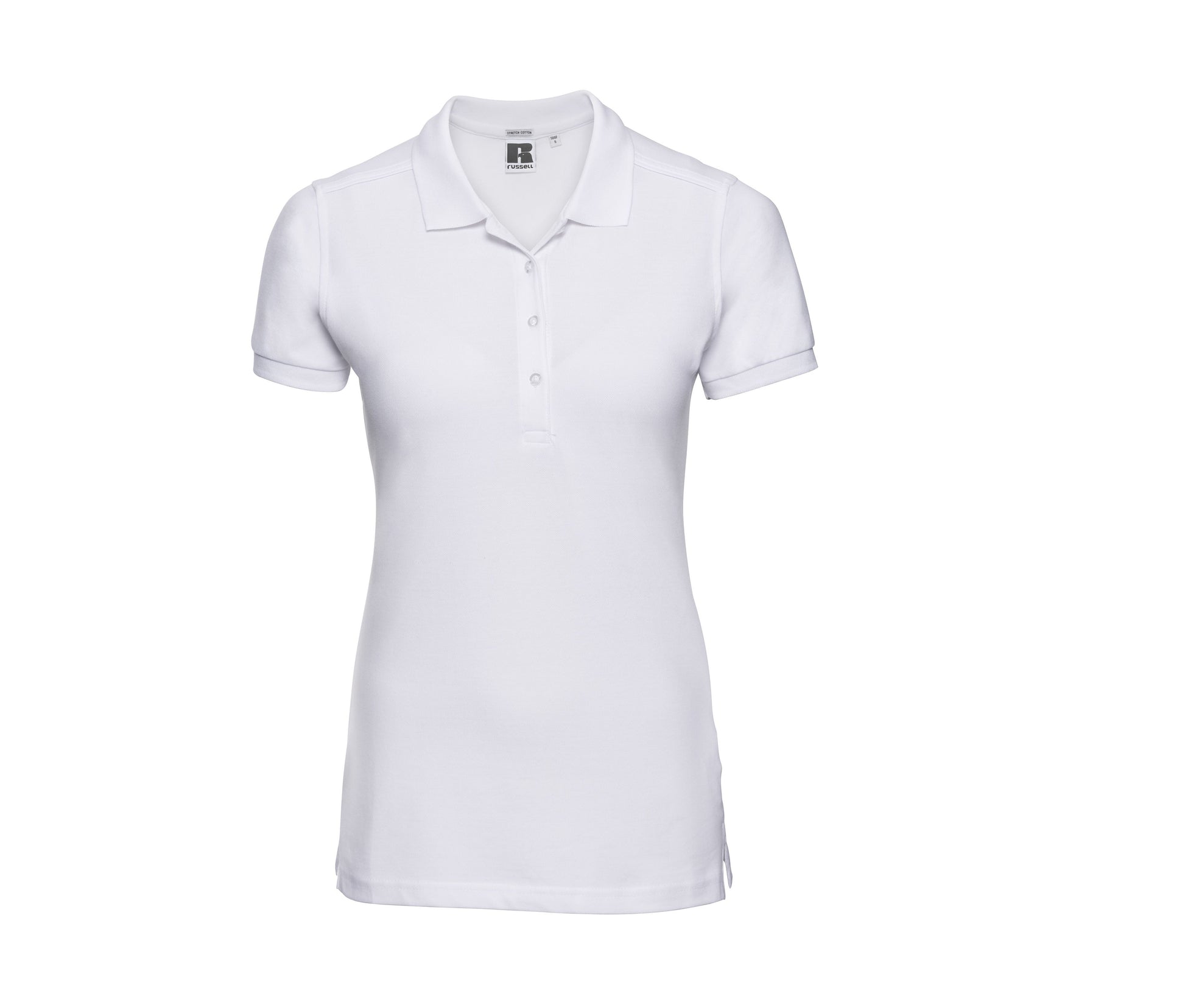 Polo Femme Stretch - White