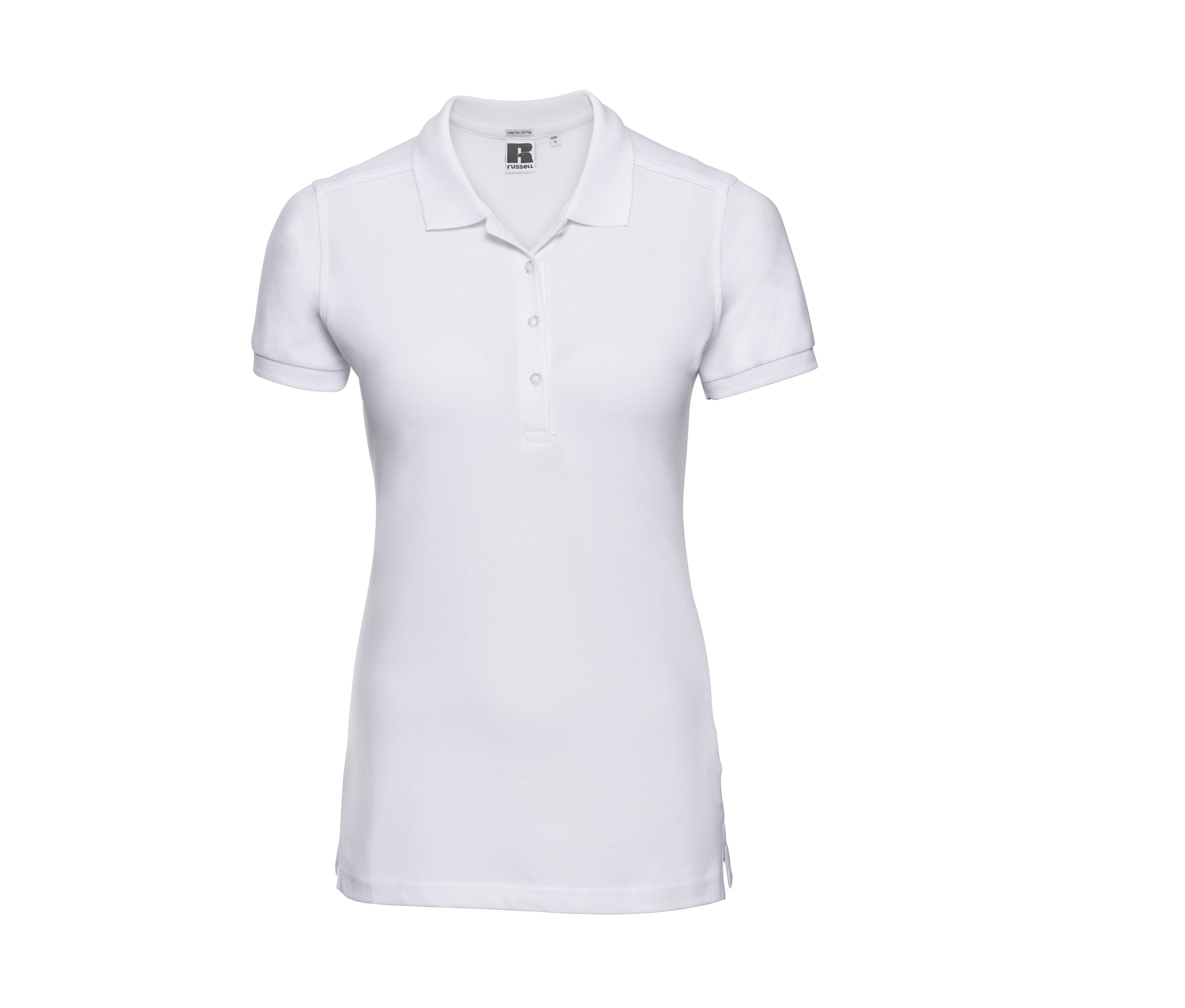 Polo Femme Stretch - White