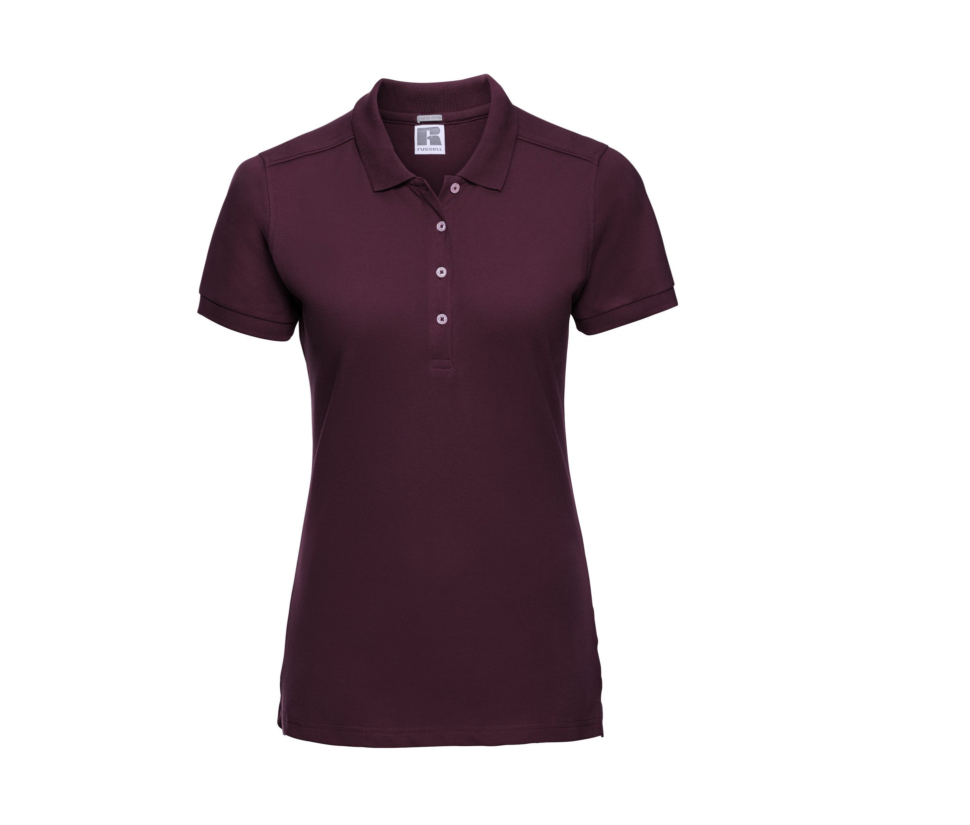 Polo Femme Stretch - Burgundy