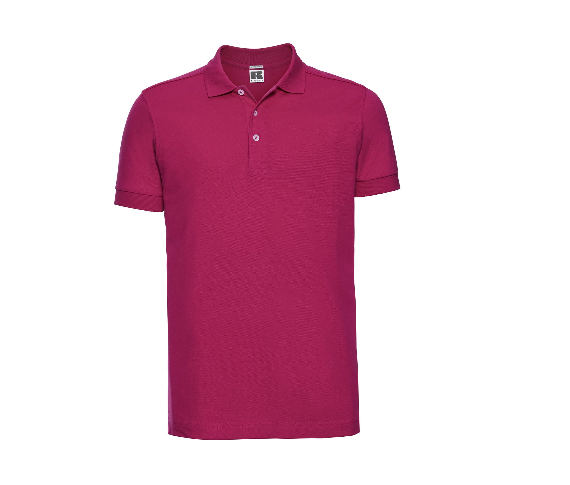 Polo Homme Stretch - Fuchsia