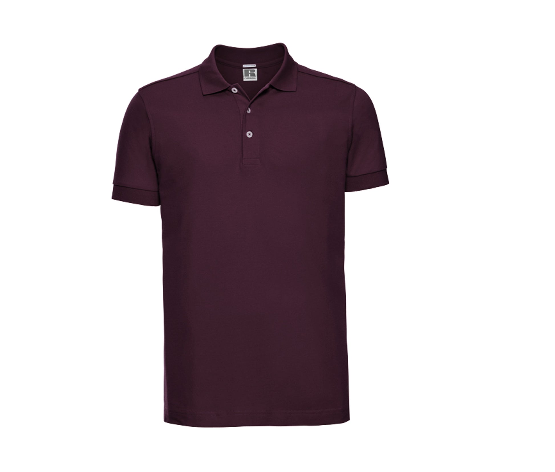Polo Homme Stretch - Burgundy