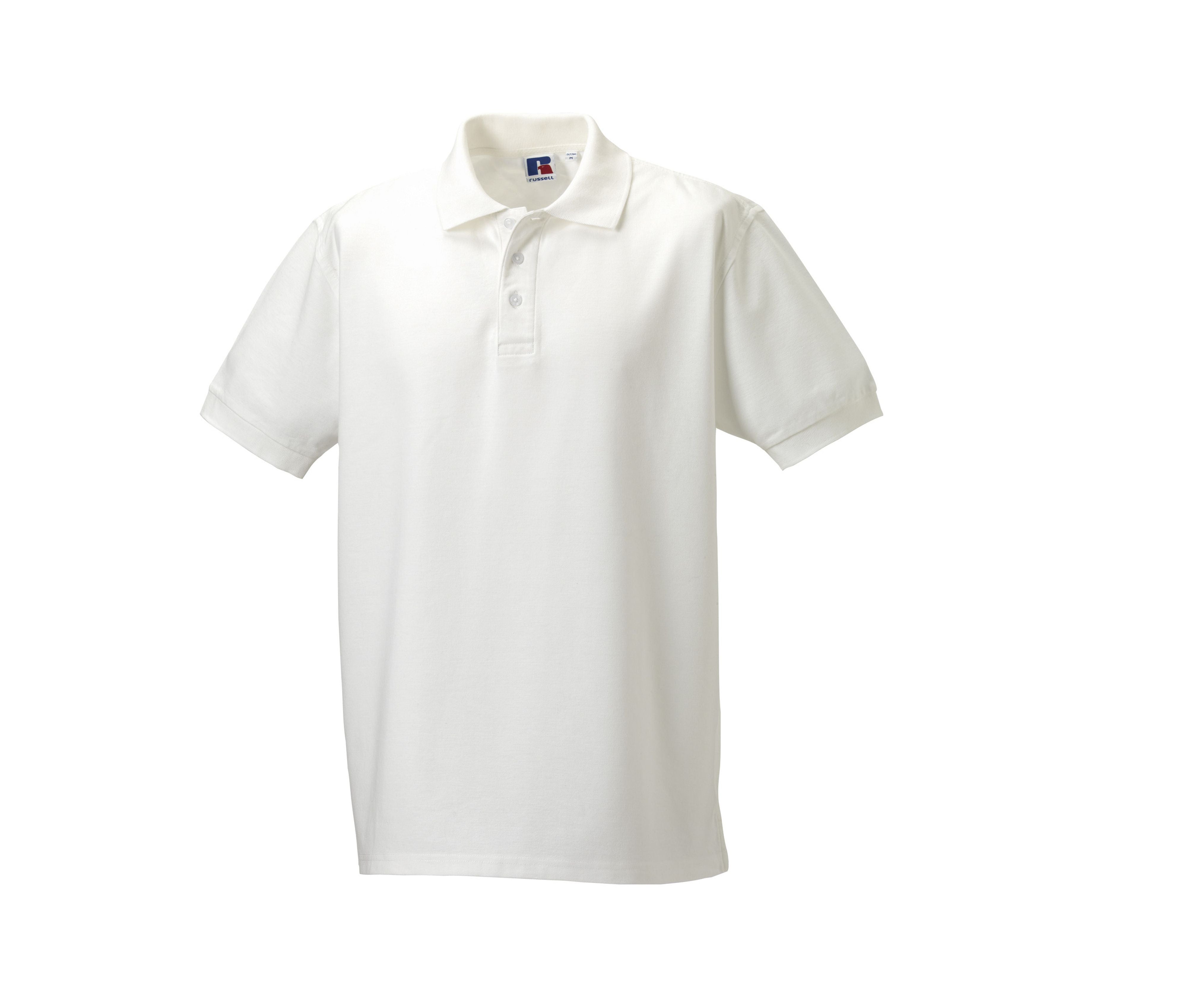 Polo Coton 220 Résistant à 60° - White