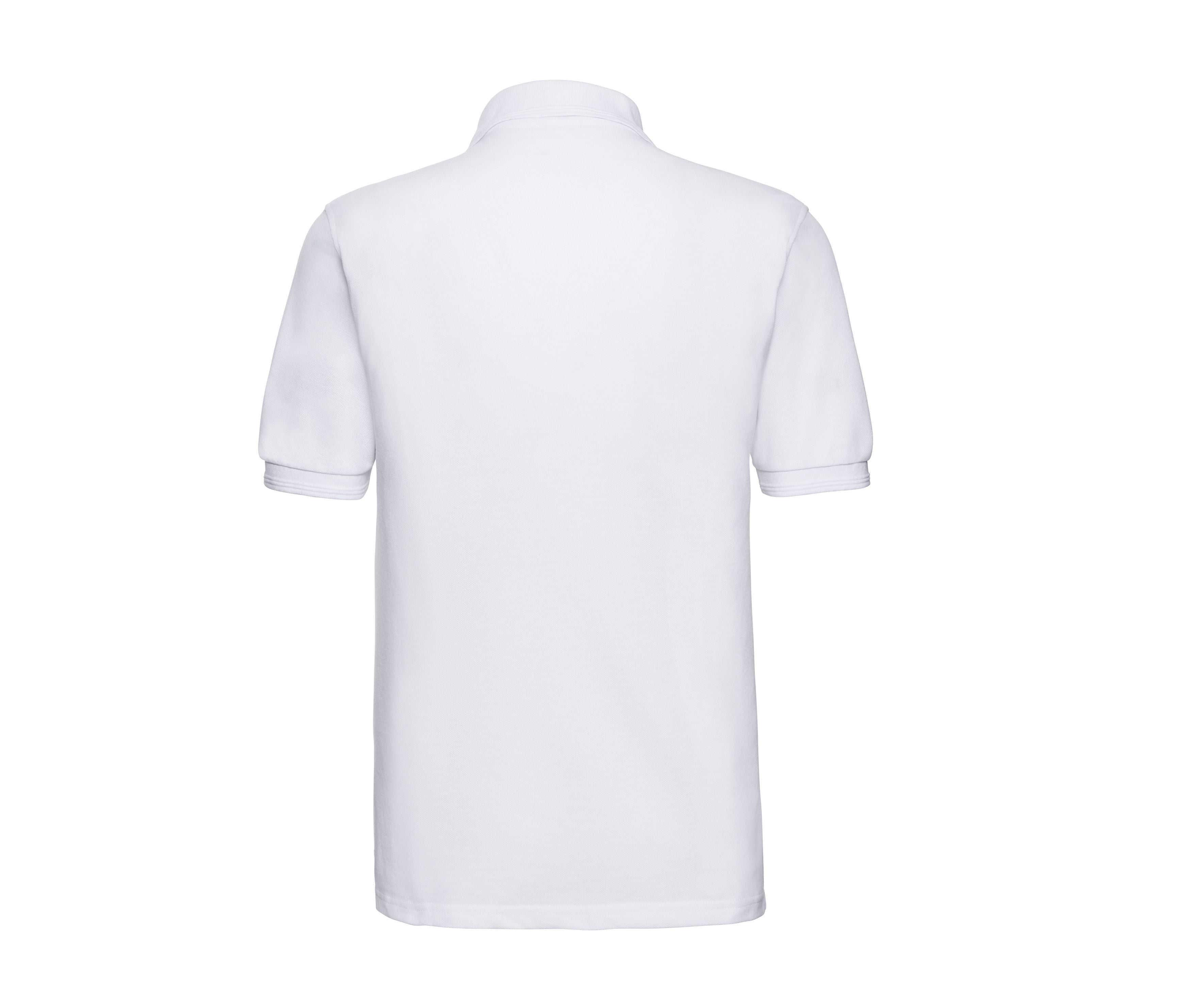 Polo Polycoton Résistant - White