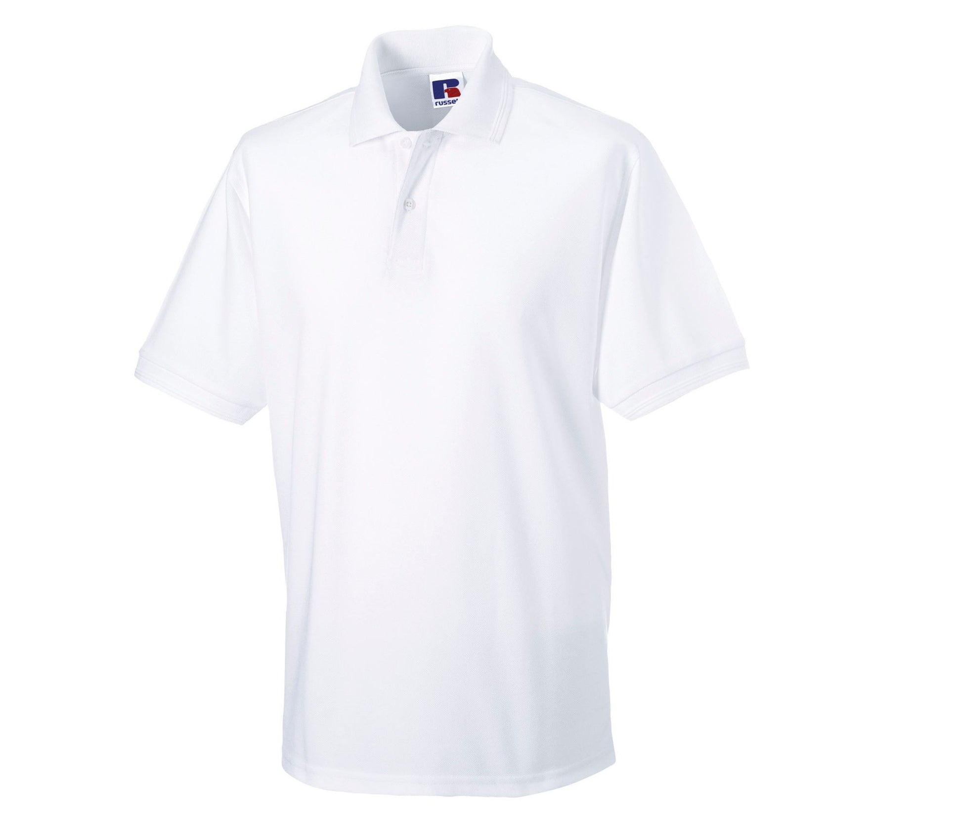 Polo Polycoton Résistant - White