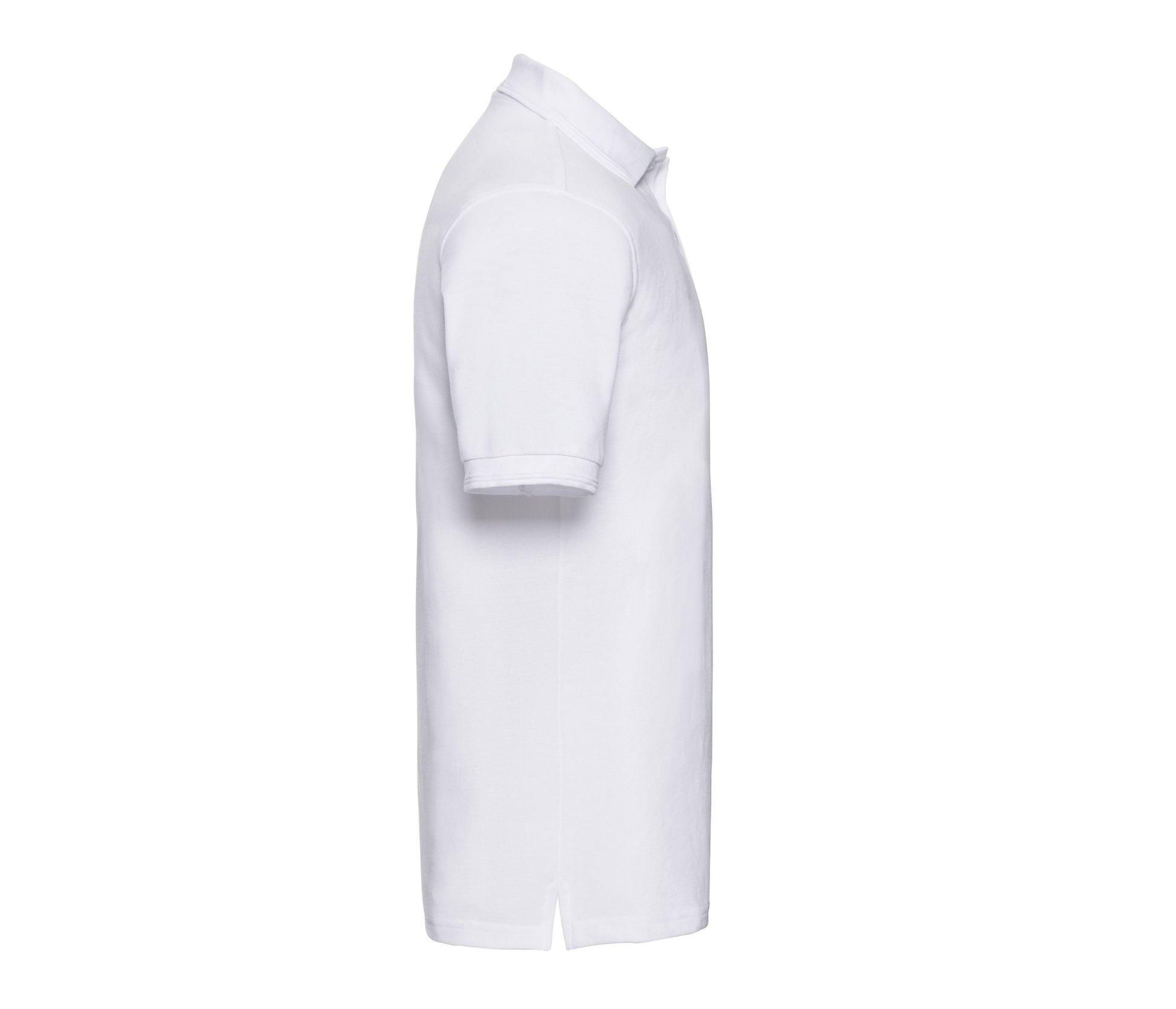 Polo Polycoton Résistant - White