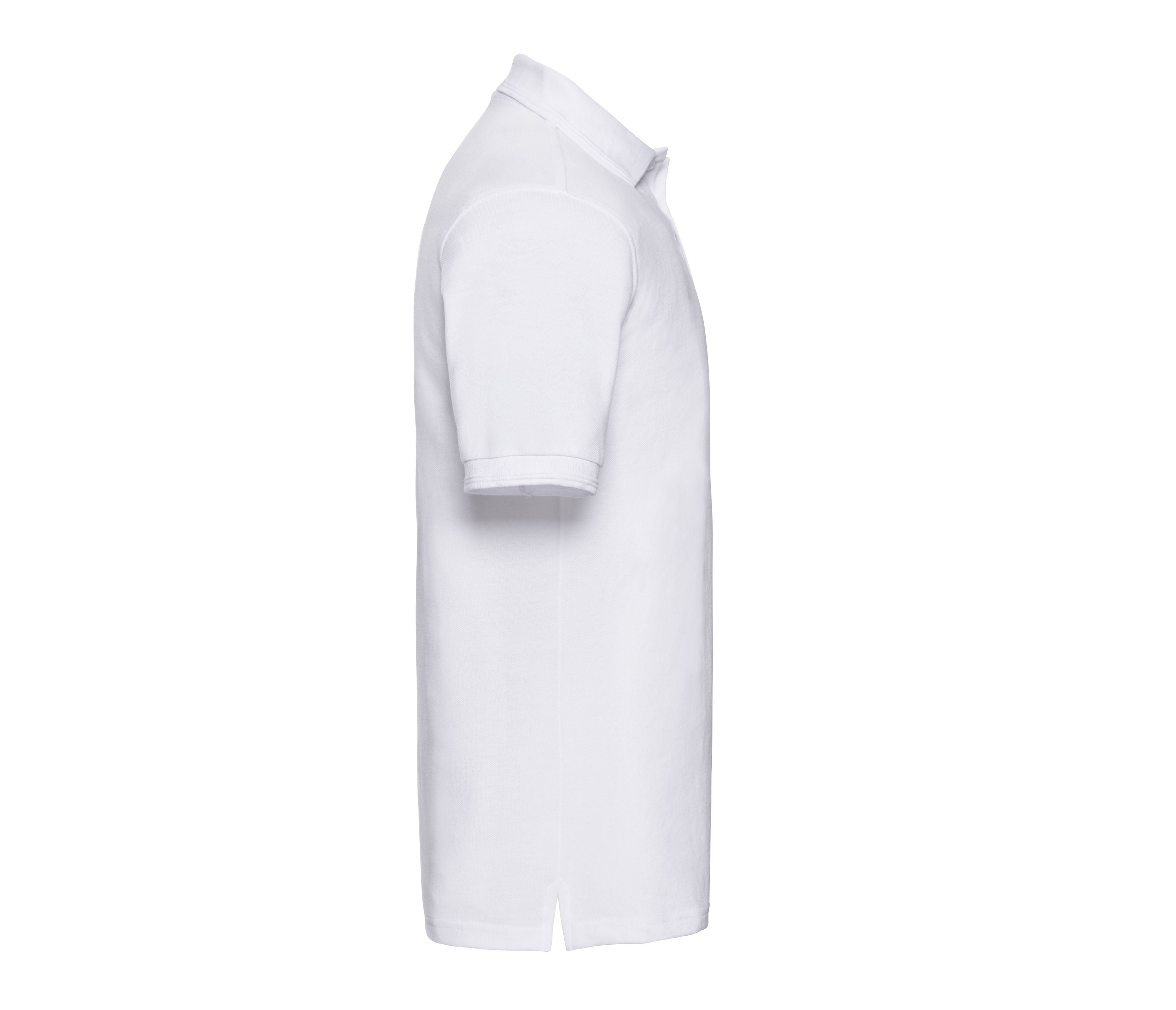 Polo Polycoton Résistant - White