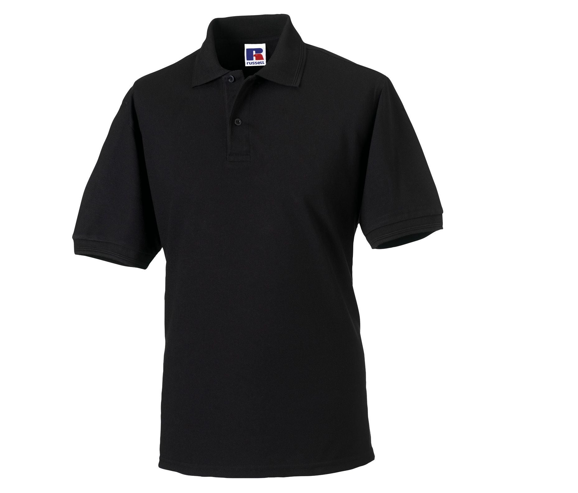 Polo Polycoton Résistant - Black