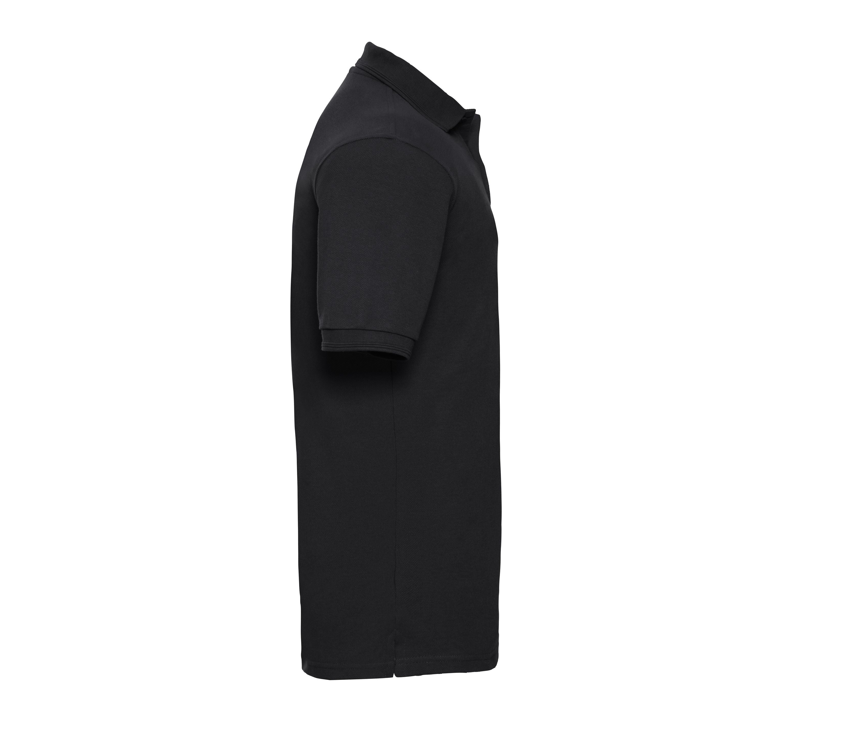 Polo Polycoton Résistant - Black