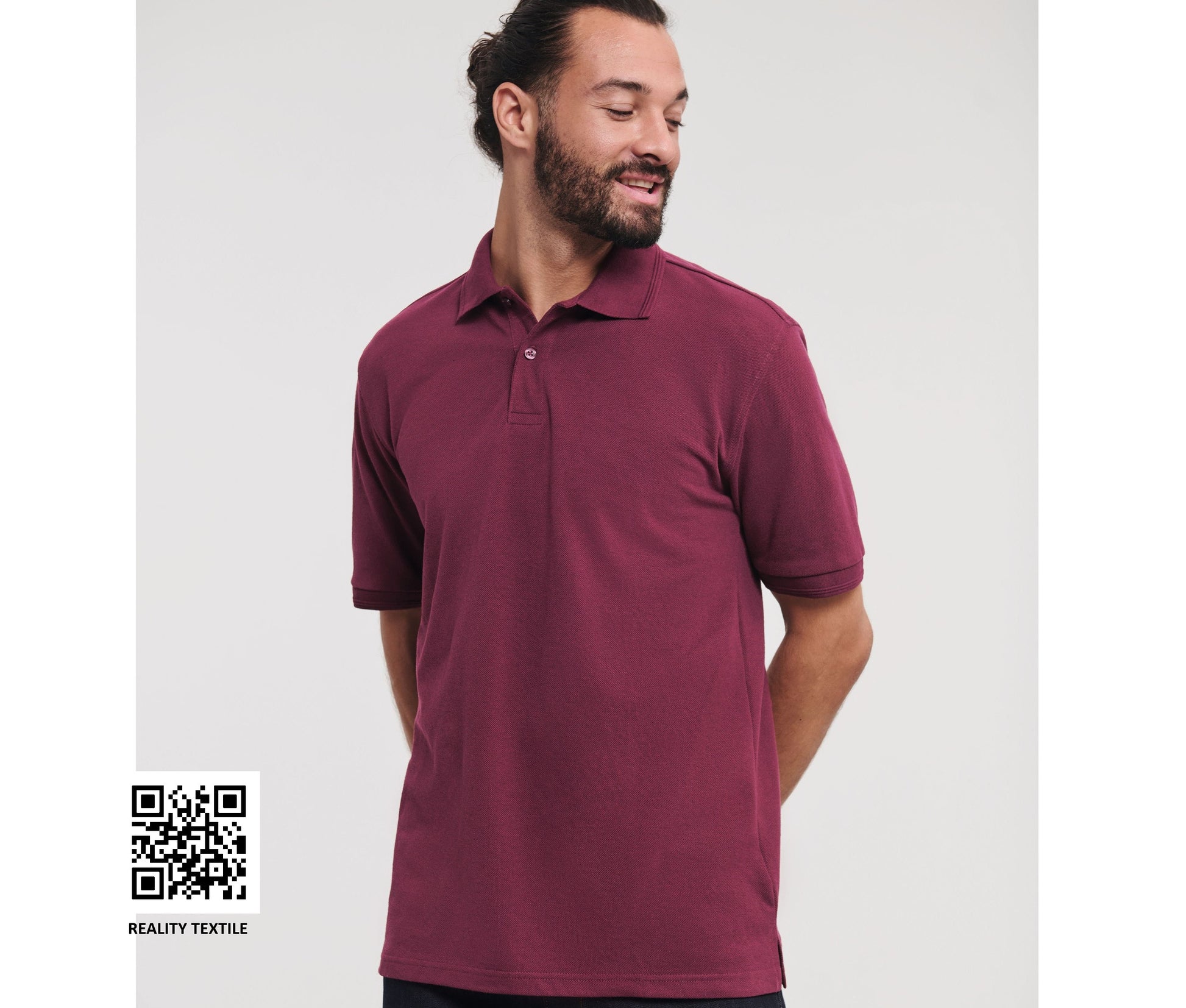 Polo polycoton résistant