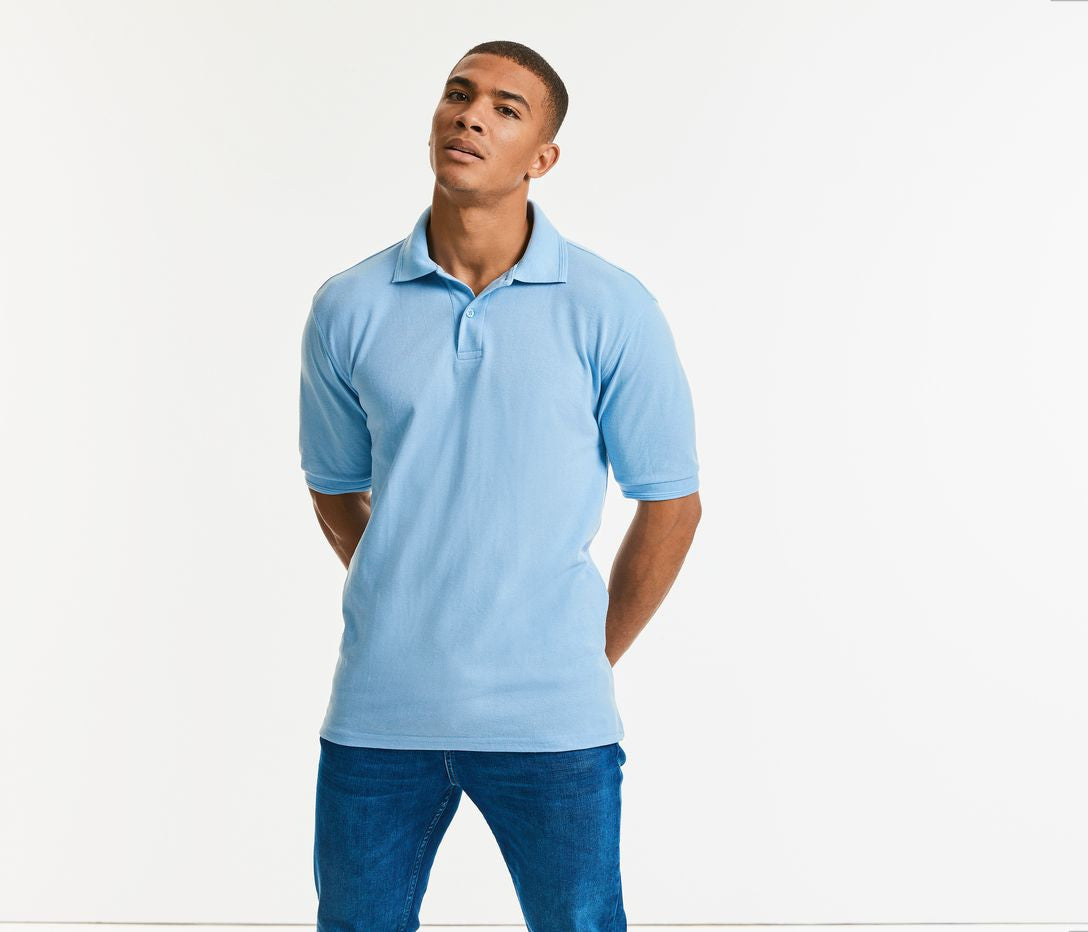Polo polycoton résistant