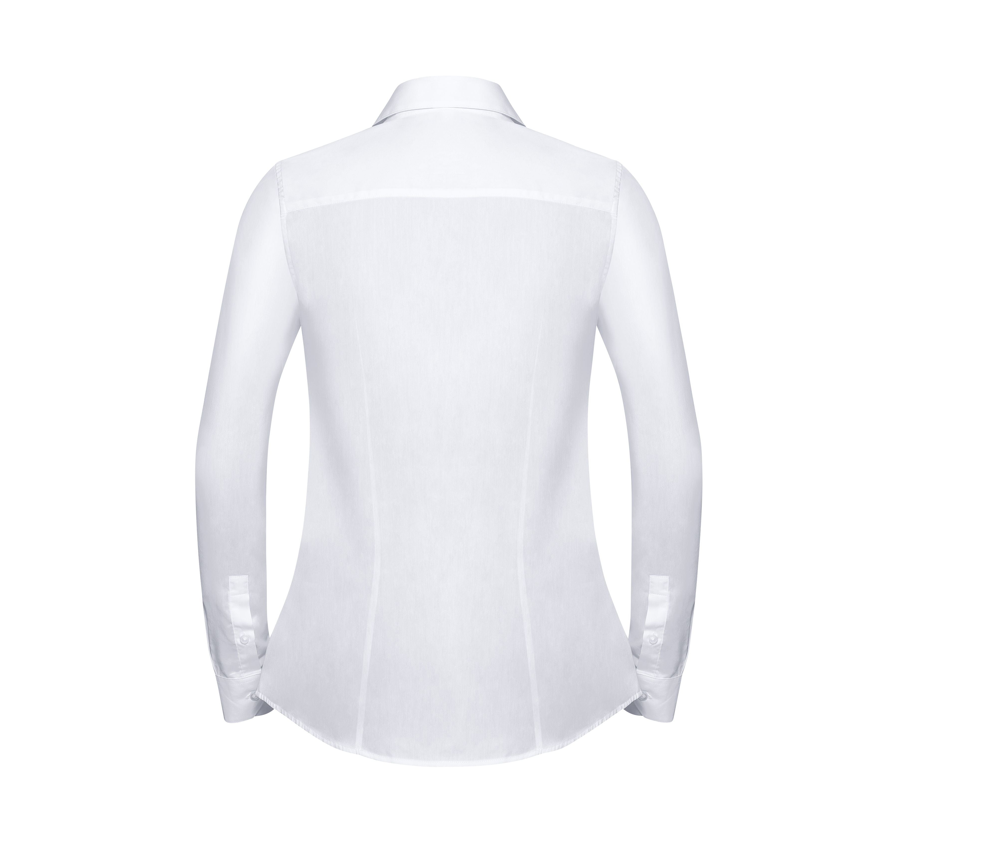 Chemise Femme à Chevrons - White