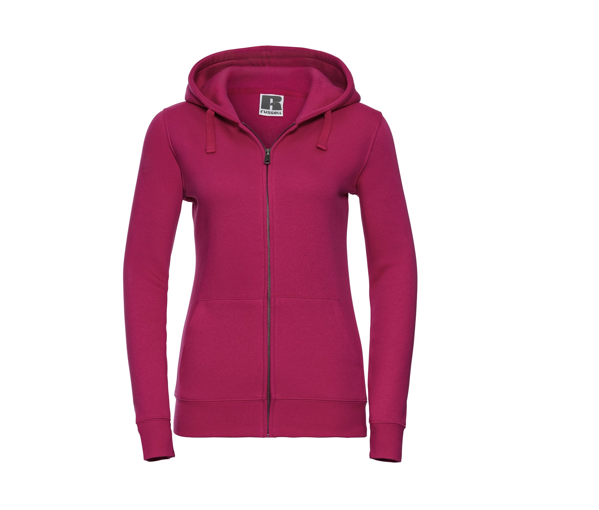 Sweat Zippé Femme Capuche - Fuchsia
