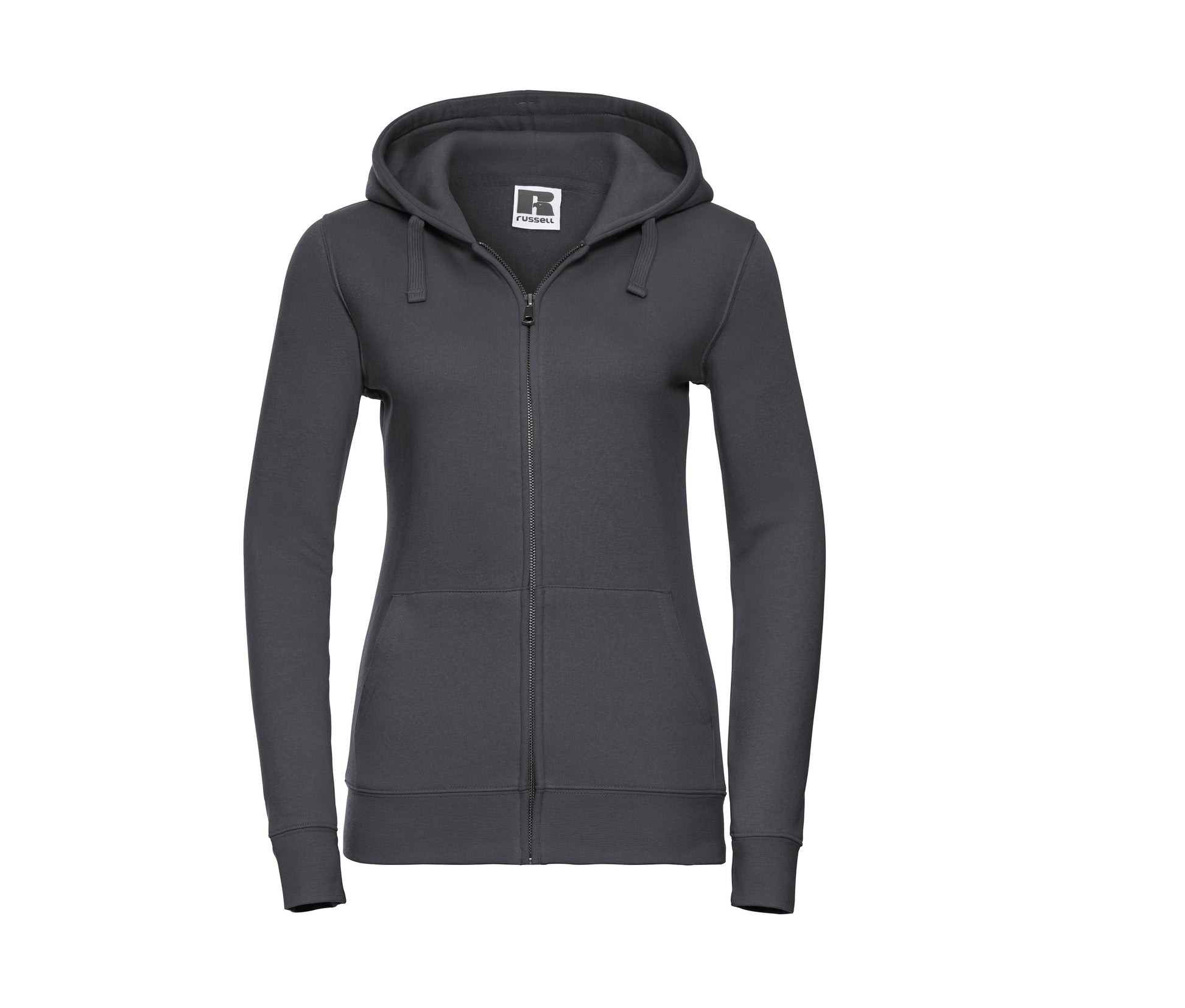 Sweat Zippé Femme Capuche - Convoy Grey