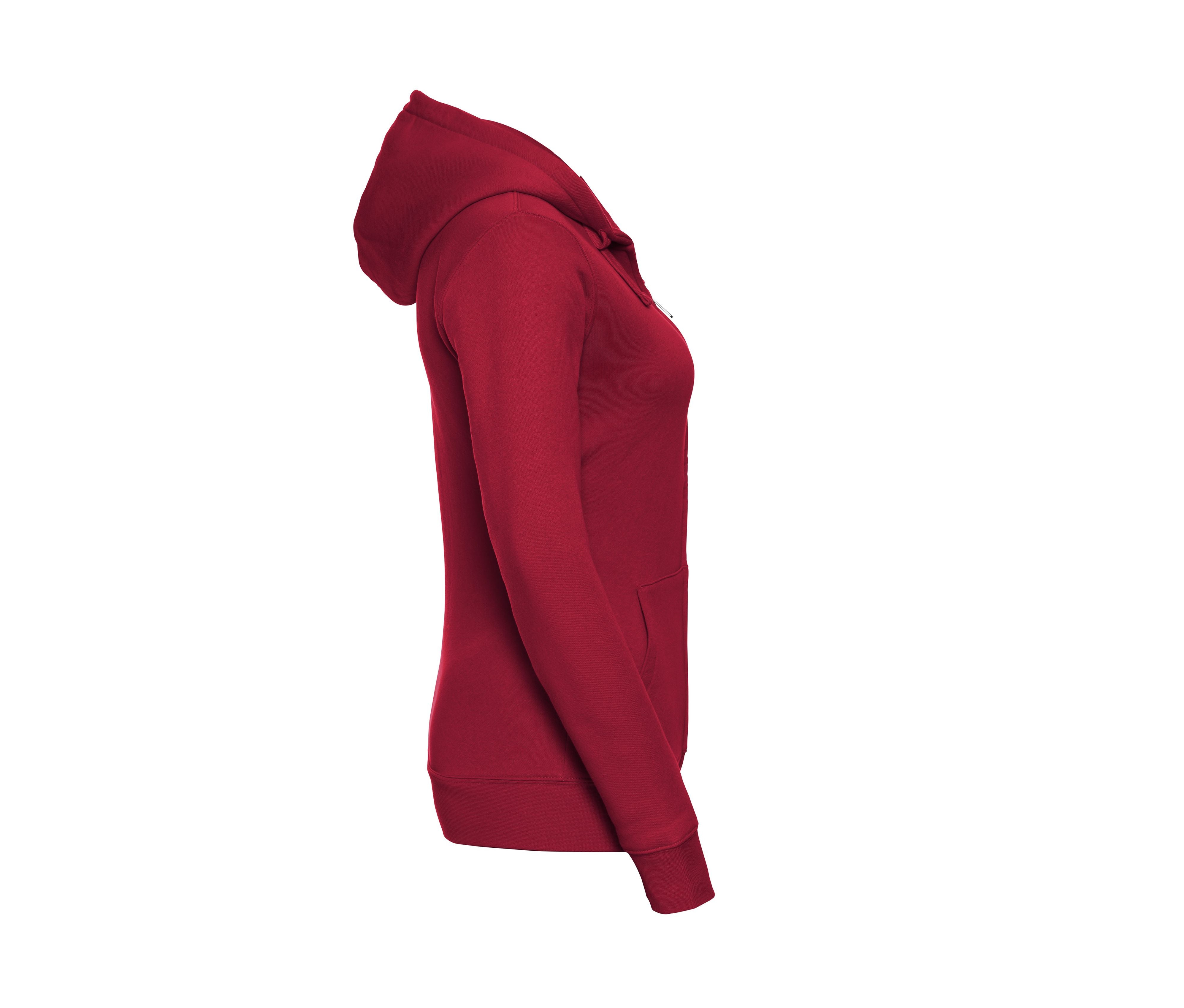 Sweat Zippé Femme Capuche - Classic Red