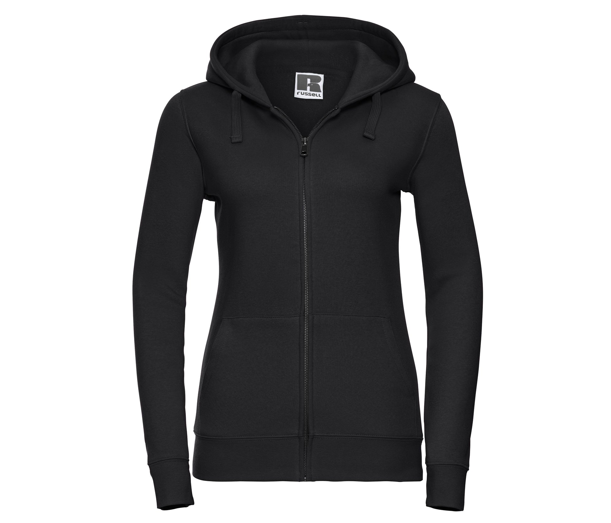 Sweat Zippé Femme Capuche - Black